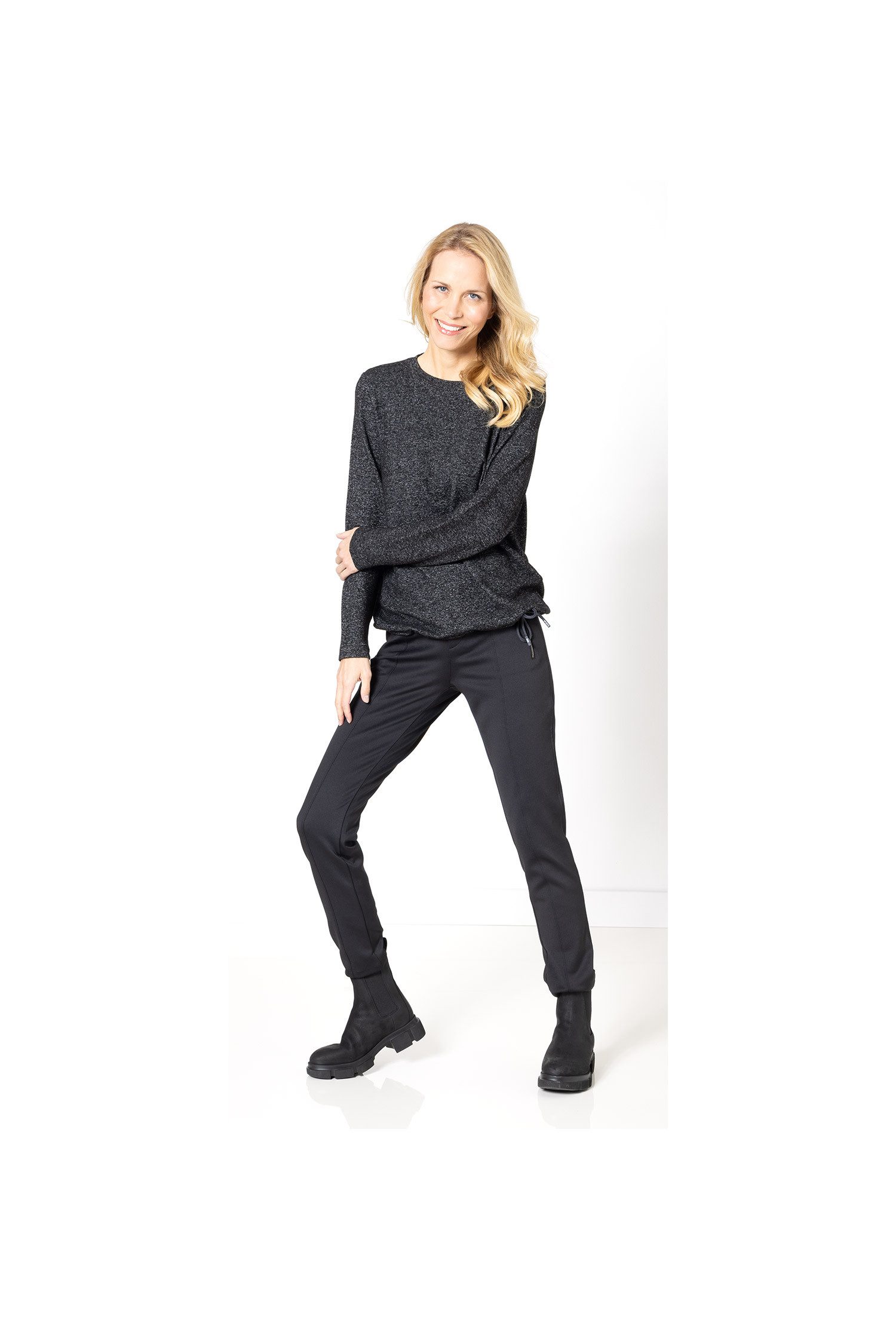 SER Langarmshirt Shirt Melange W8240144 auch in großen Größen günstig online kaufen