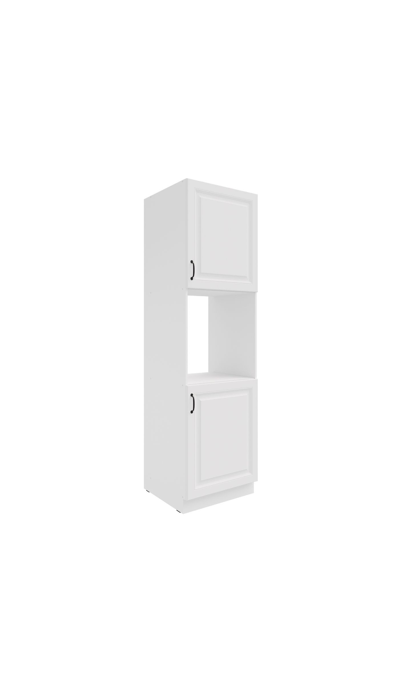 Küchen-Preisbombe Hochschrank 60 cm Küche Stilo Weiss Küchenzeile Küchenblock Landhaus Backofen