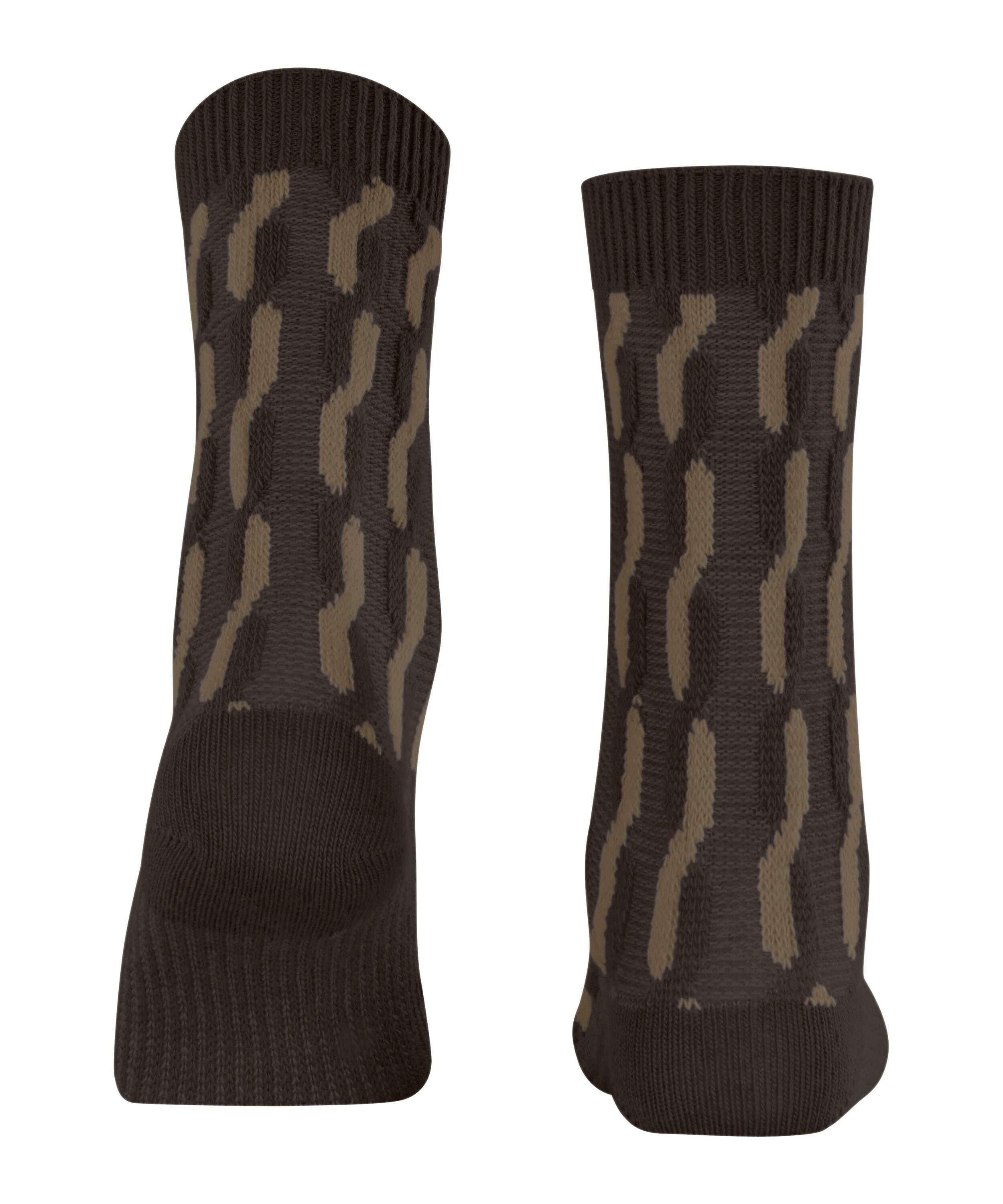 FALKE Socken Tress Lock (1-Paar) Cosy Wool mit modischem Design