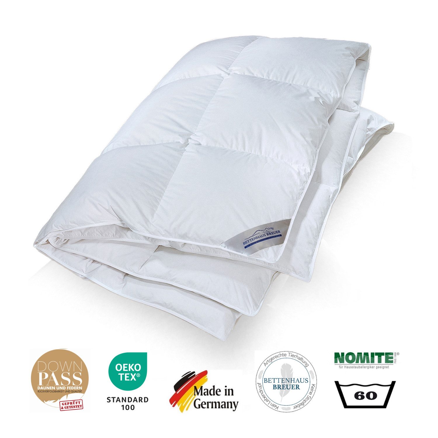 Bettenhaus Breuer Daunenbettdecke Daunendecke warme premium Daunen Bettdeck günstig online kaufen
