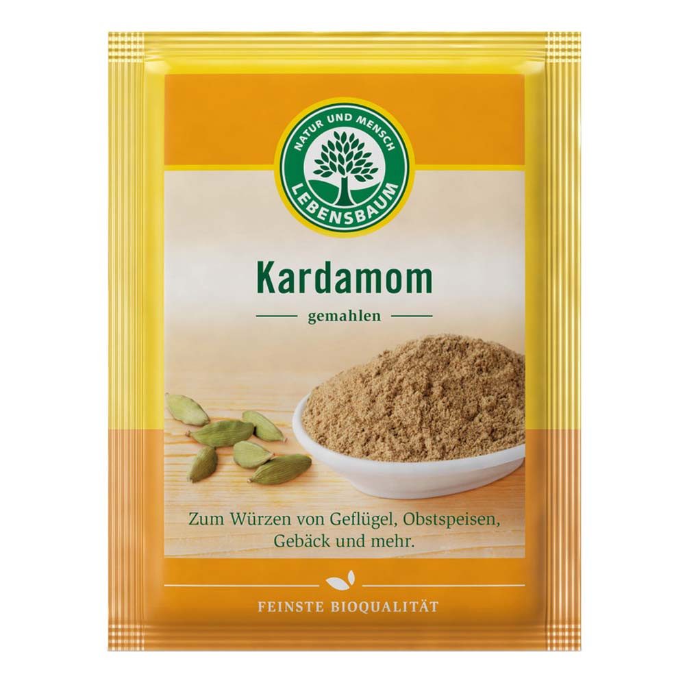 Lebensbaum Gewürz Kardamom - gemahlen 10g 2er Pack