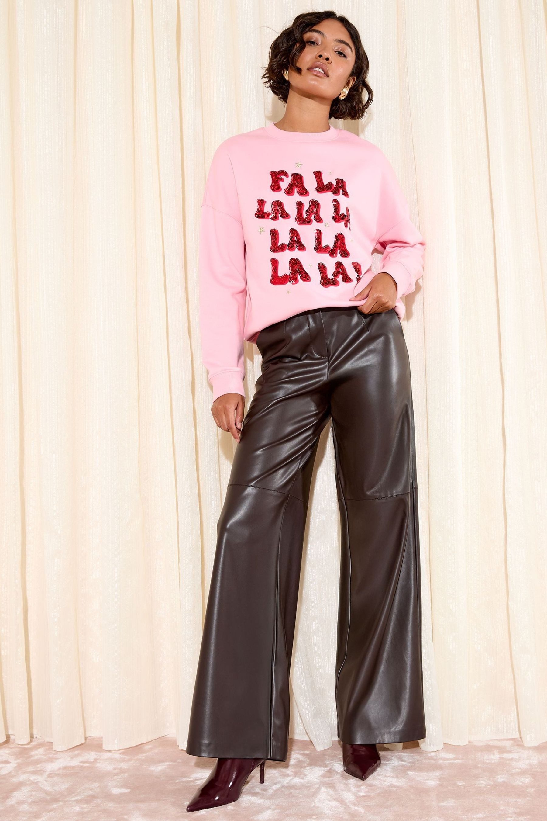 Friends Like These Sweater Friends Like These Sweatshirt mit Weihnachtsgrafik (1-tlg)