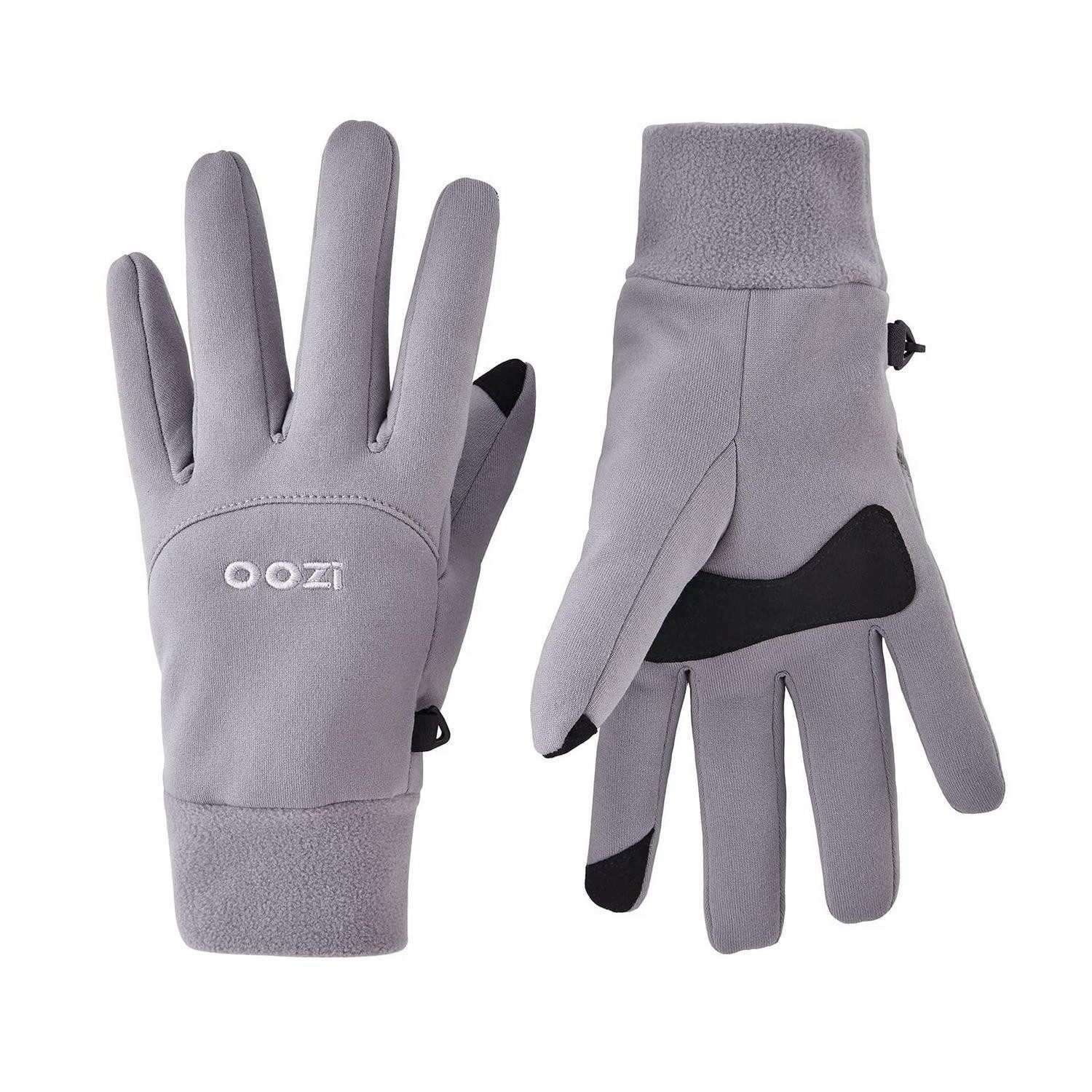 LuxusKollektion Thermohandschuhe Winterhandschuhe Touchscreen Thermo Mittel Laufen Radfahren XS Grau (1-St)