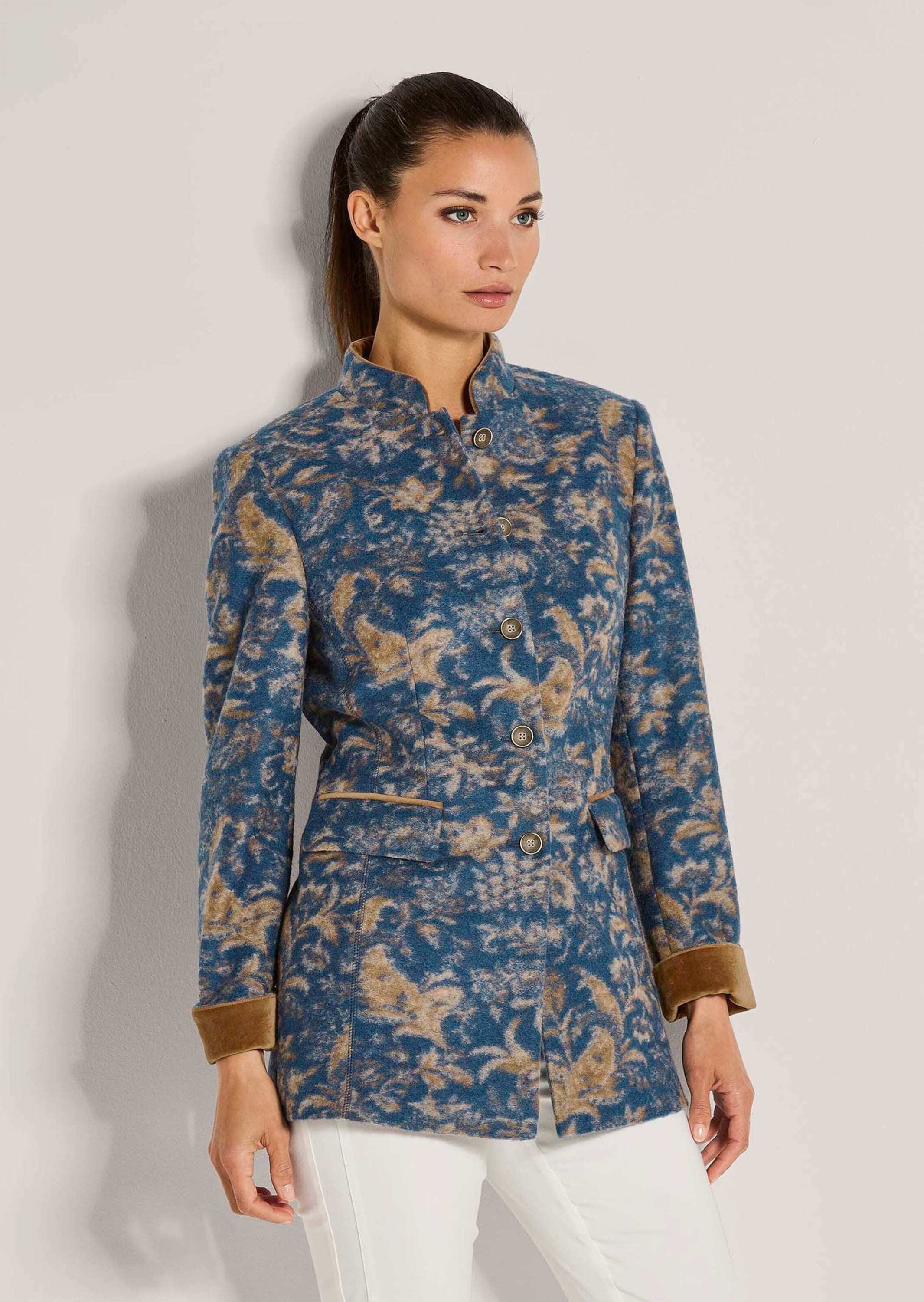 MADELEINE Kurzmantel Eleganter Einreiher mit kunstvollem günstig online kaufen