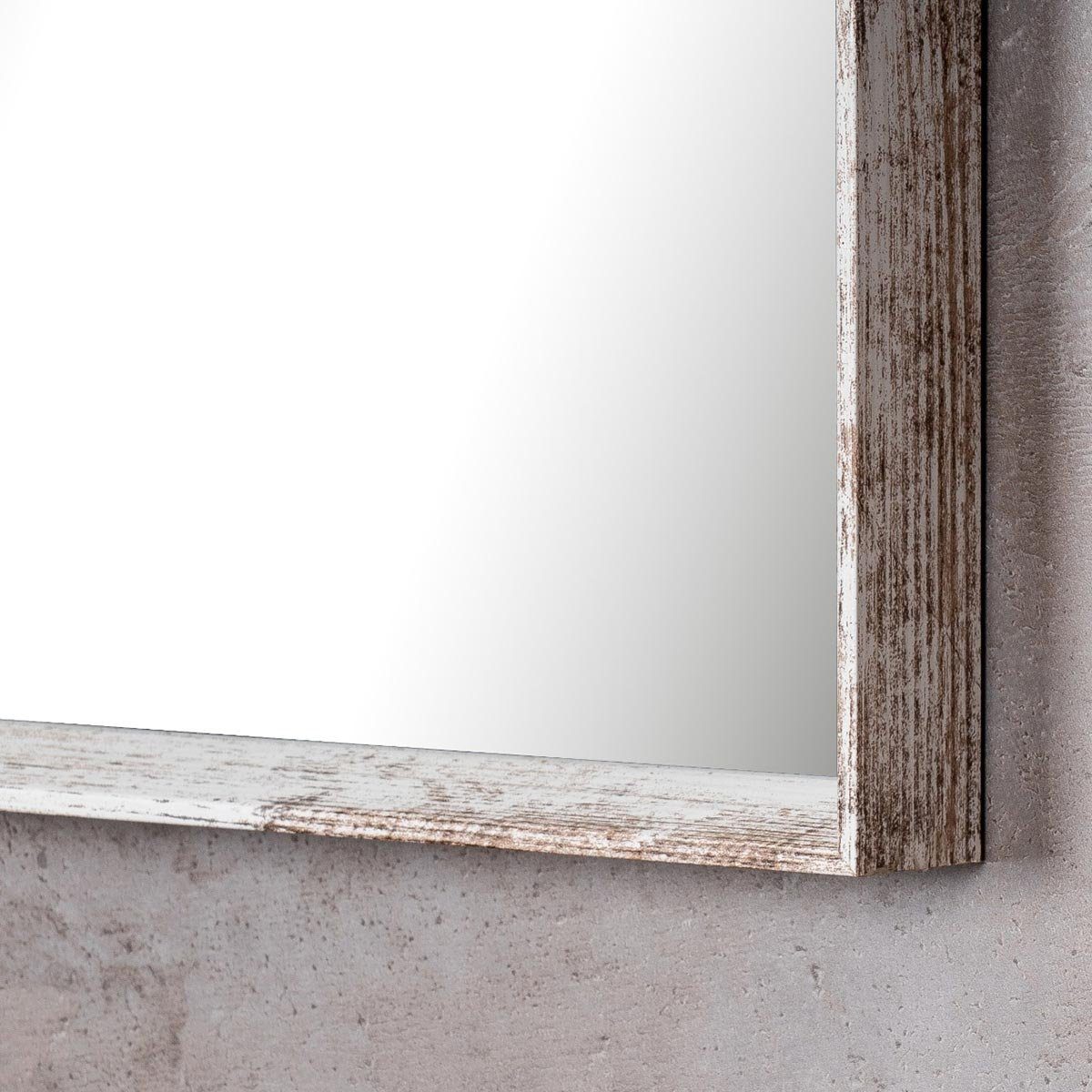 Wandspiegel Wandspiegel, Shabby Flurspiegel Levandeo® Vintage Spiegel 42x52cm Badspiegel