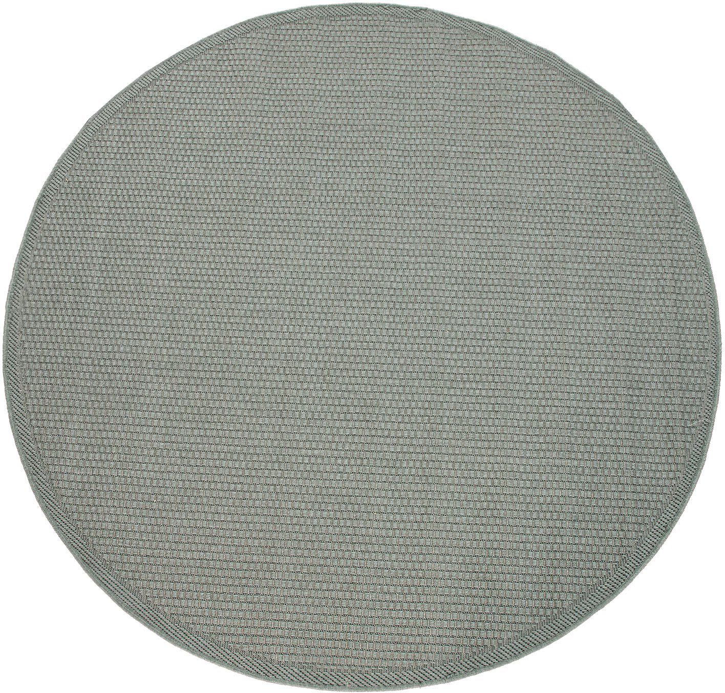 Paco Home Teppich "Timber 125" rund 4 mm Höhe Flachgewebe, Sisal Optik, In- günstig online kaufen