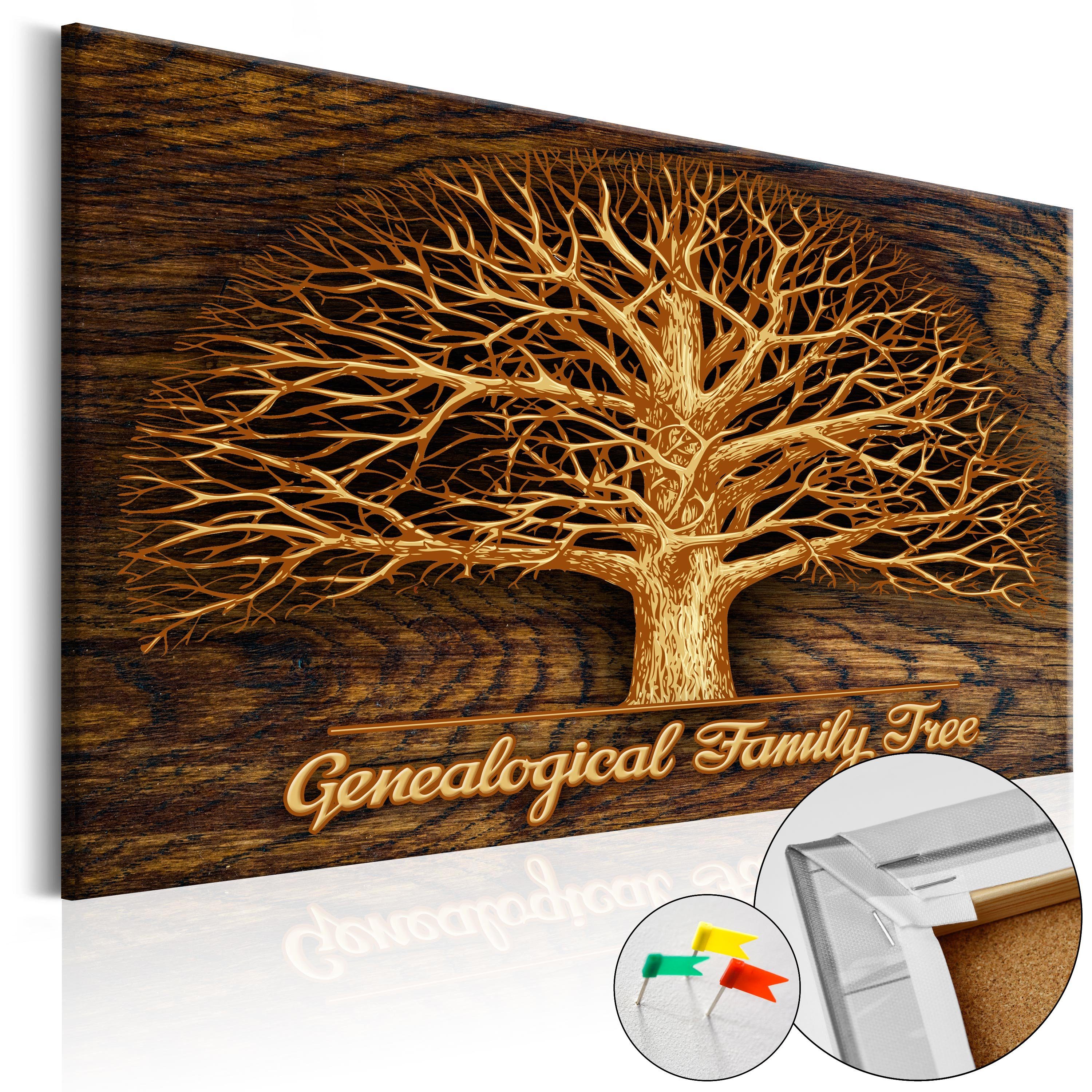 Artgeist Pinnwand Family Tree [Corkboard]