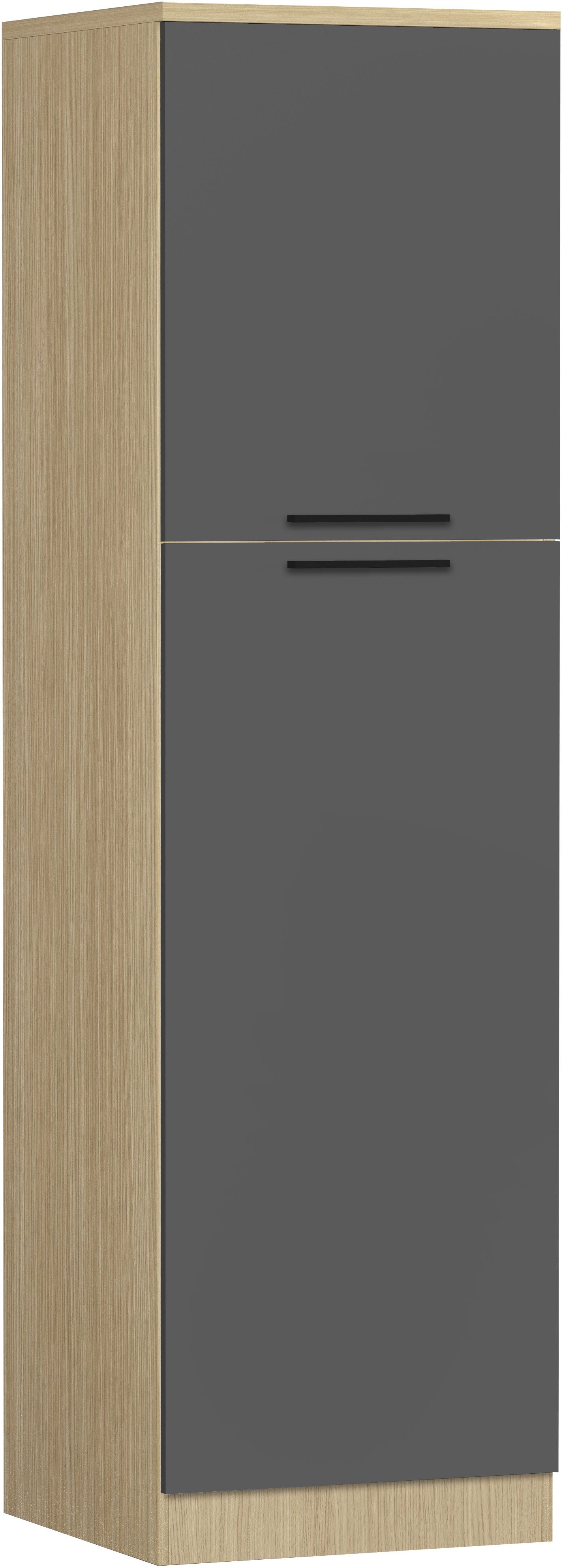 KOCHSTATION Vorratsschrank Luna, Hochschrank, Küchenvorratsschrank, Speiseschrank, Made in Italy B/T/H: 60×60×214,5 cm, mit 6 großzügigen Fächern