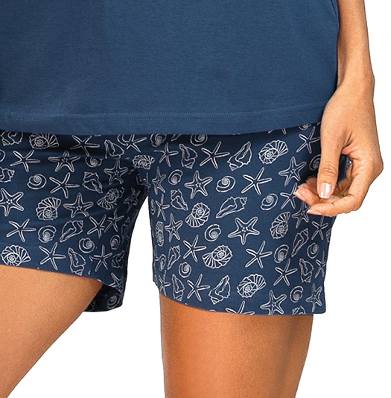 comtessa Schlafanzug Comte Kids (Set, 2 tlg., 2-teilig) Mädchen Pyjama Shorty Kurzarm Baumwolle
