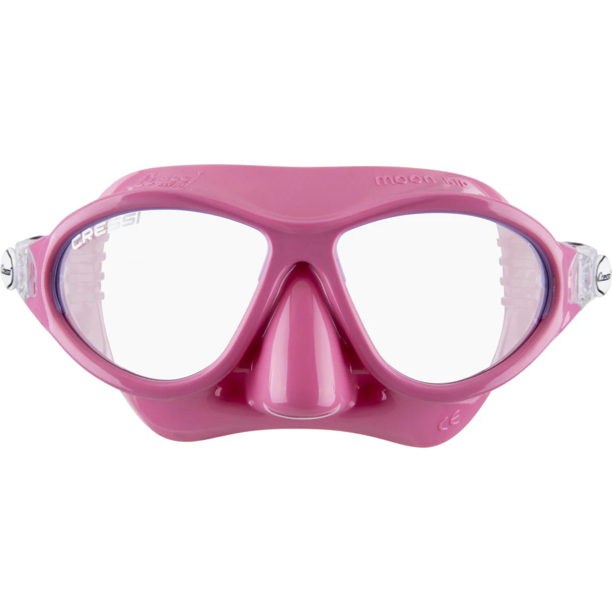 Cressi Tauchermaske Moon Maske - Kinder Schwimmmaske - Pink/Lilac