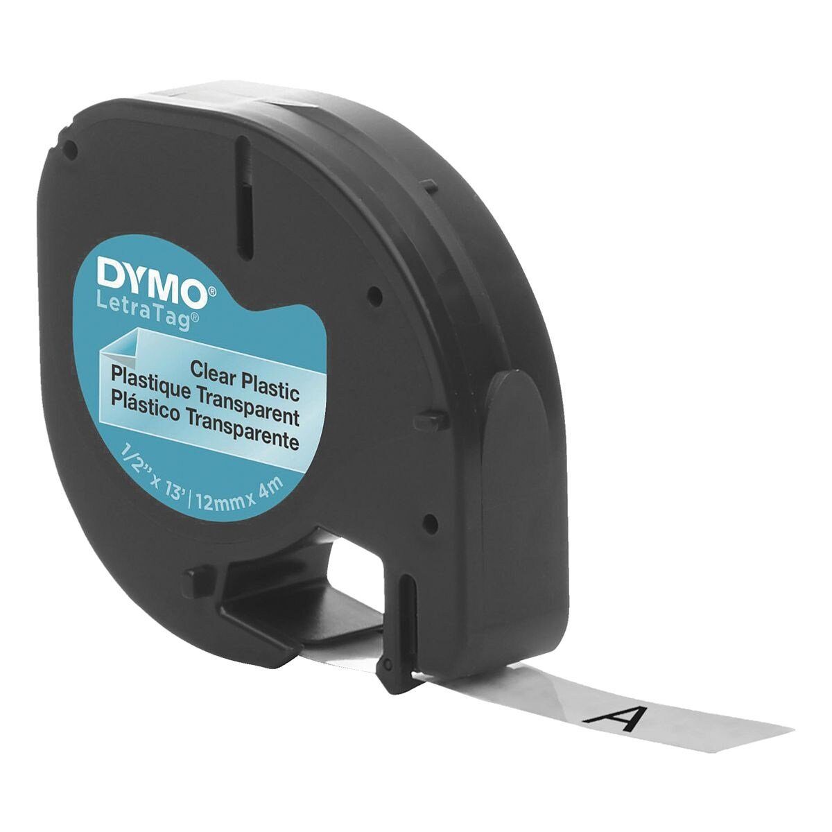 Beschriftungsband DYMO transparent schwarz auf