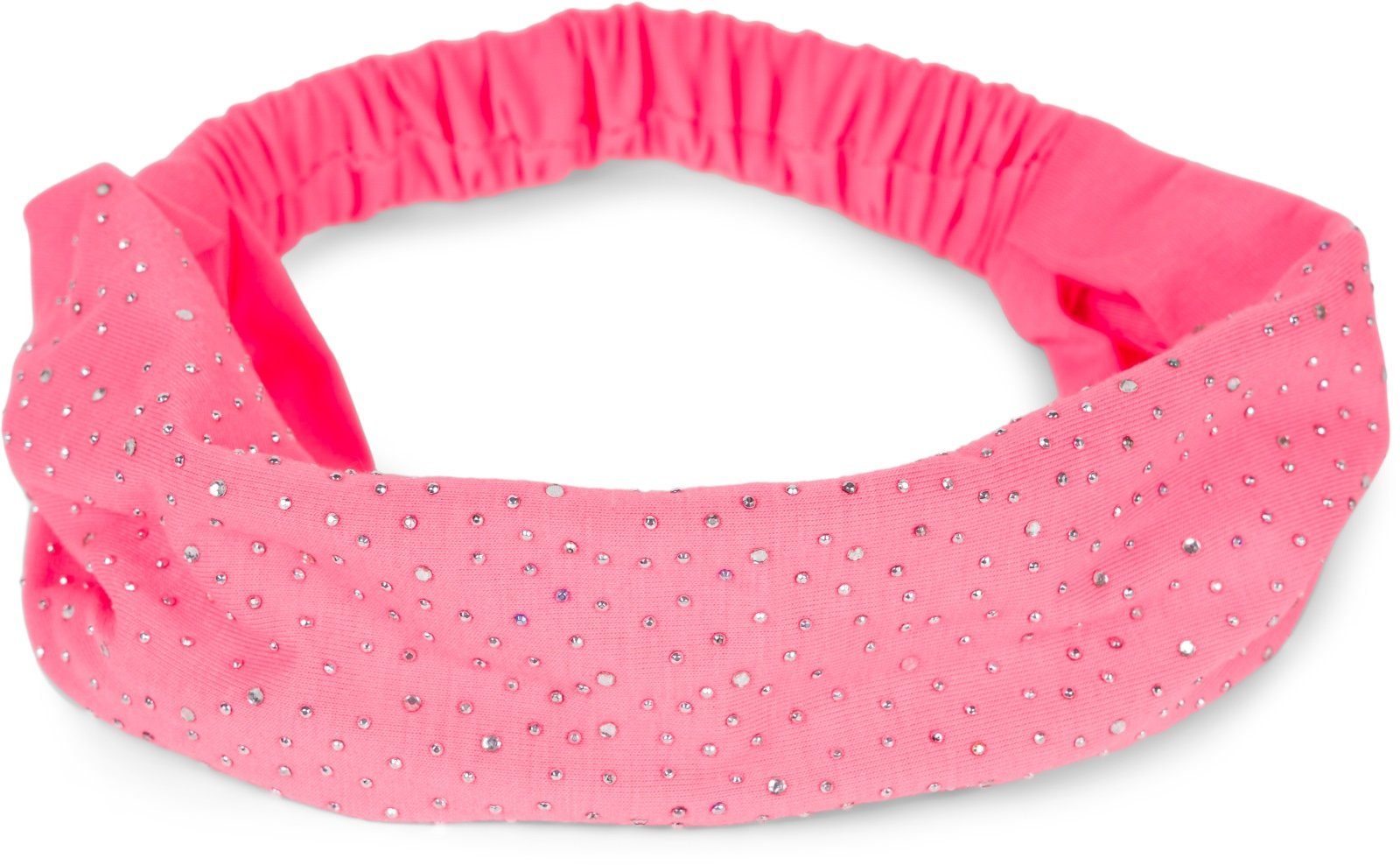 styleBREAKER Haarband, 1-tlg., Haarband mit Strasssteine Pink
