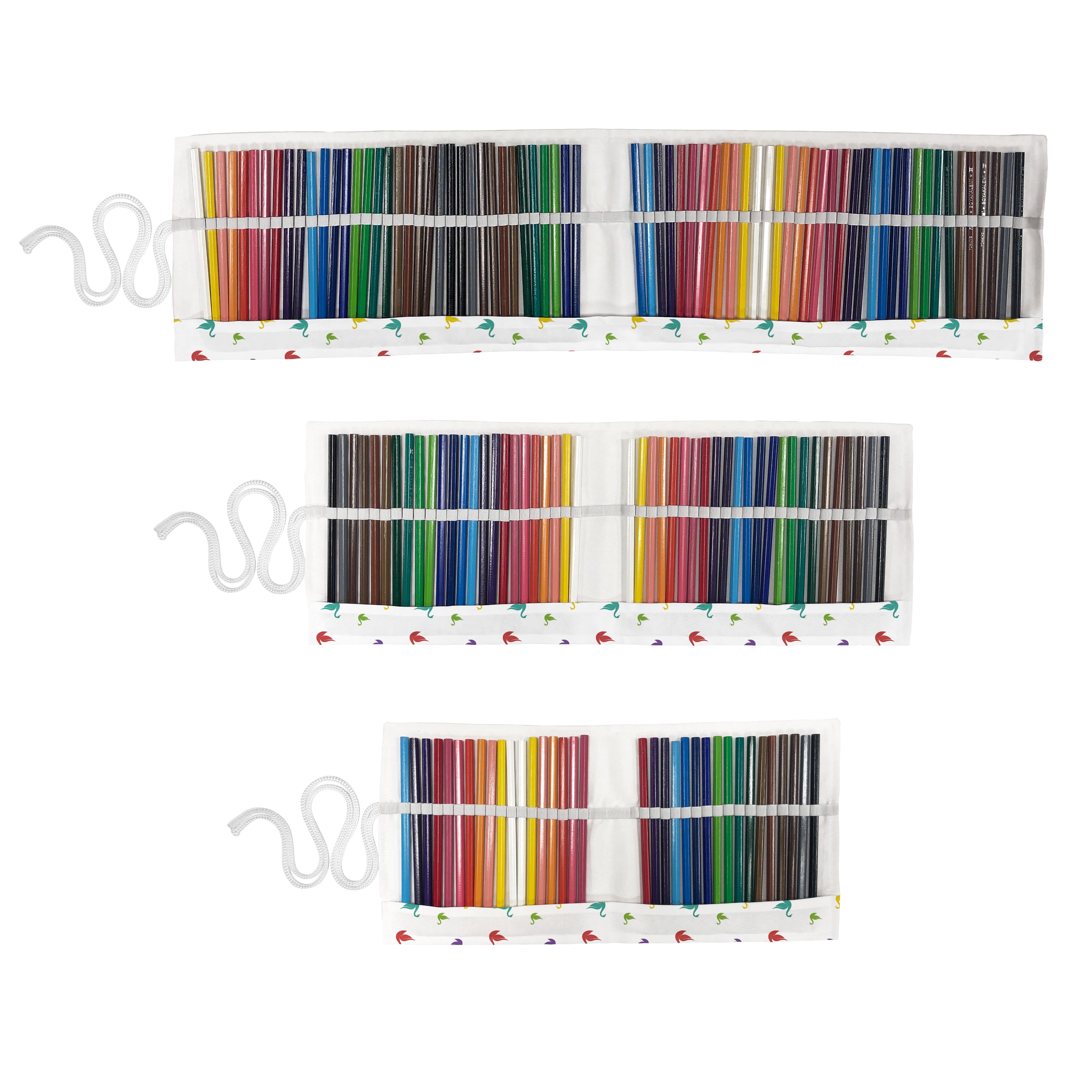 Rainbow Abakuhaus Federmäppchen langlebig Swans Colored Stiftablage Mehrfarbig Segeltuch Tier tragbar und Organizer,
