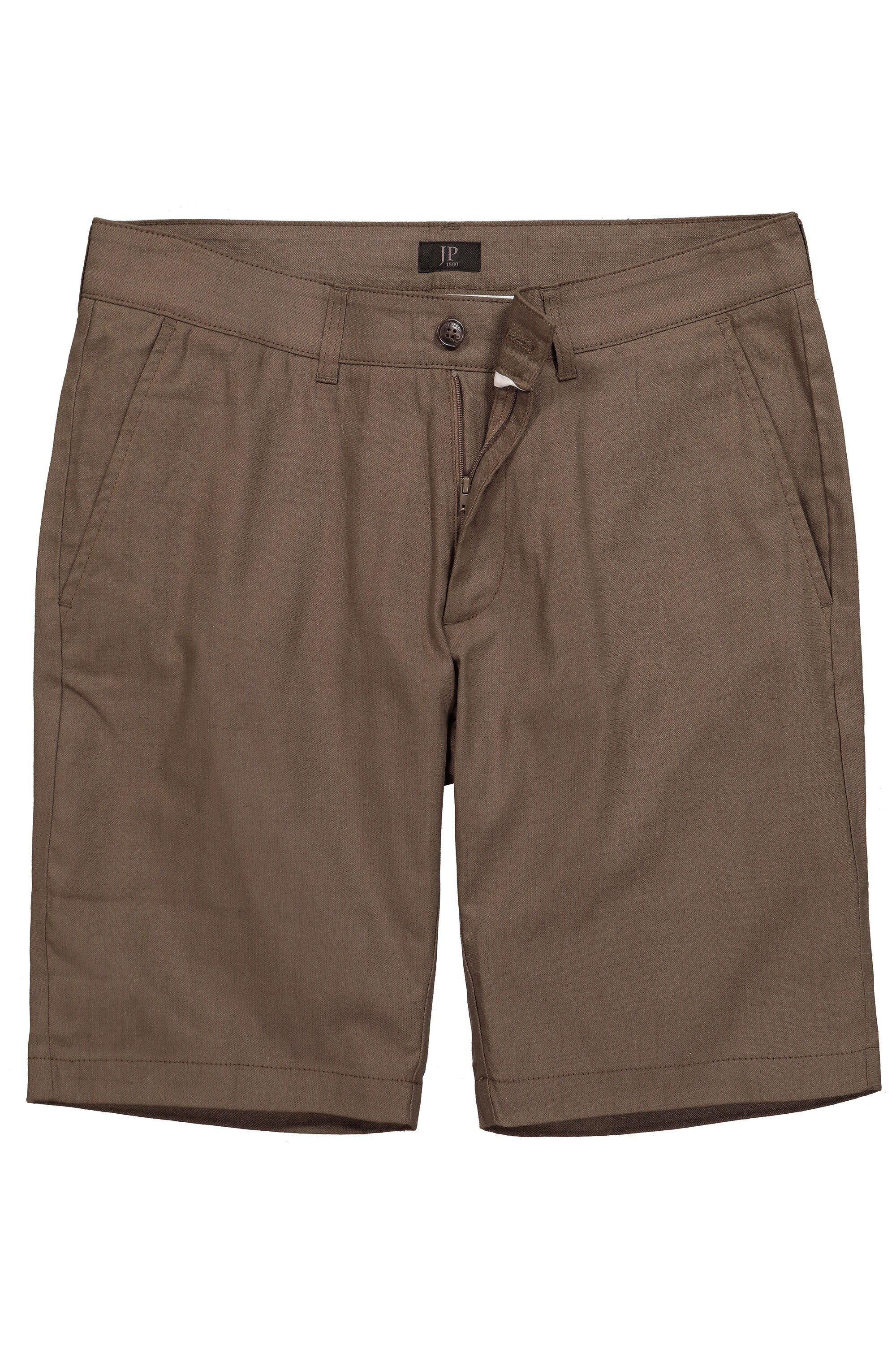 Bermudas Leinenmix-Bermuda Chino Loose Fit bis 72