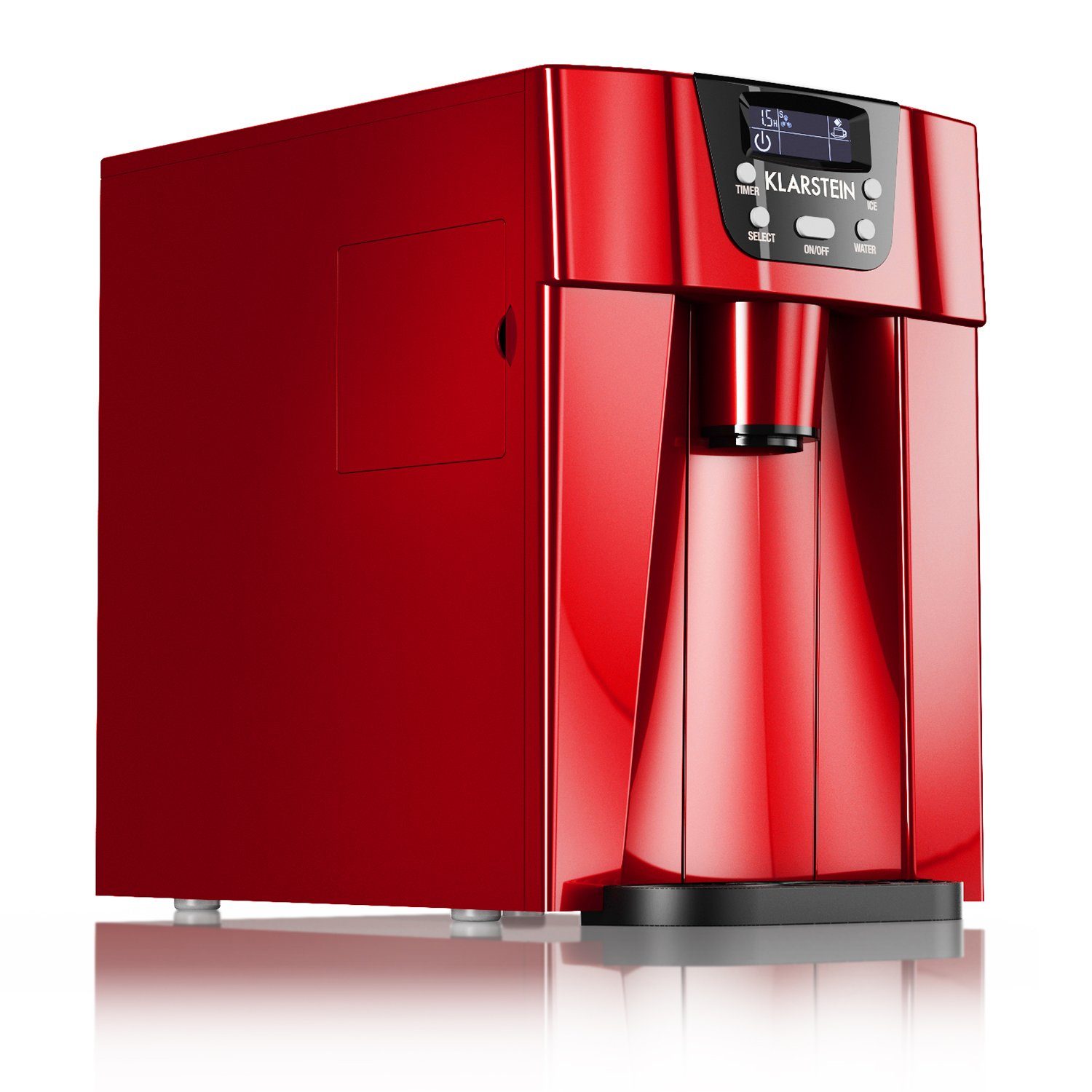 Klarstein Eiswürfelmaschine Ice Volcano 2G Eiswürfelbereiter, Eiswürfelmaschine Eiswürfelbereiter Ice Cube Maker Eiswürfel Automat