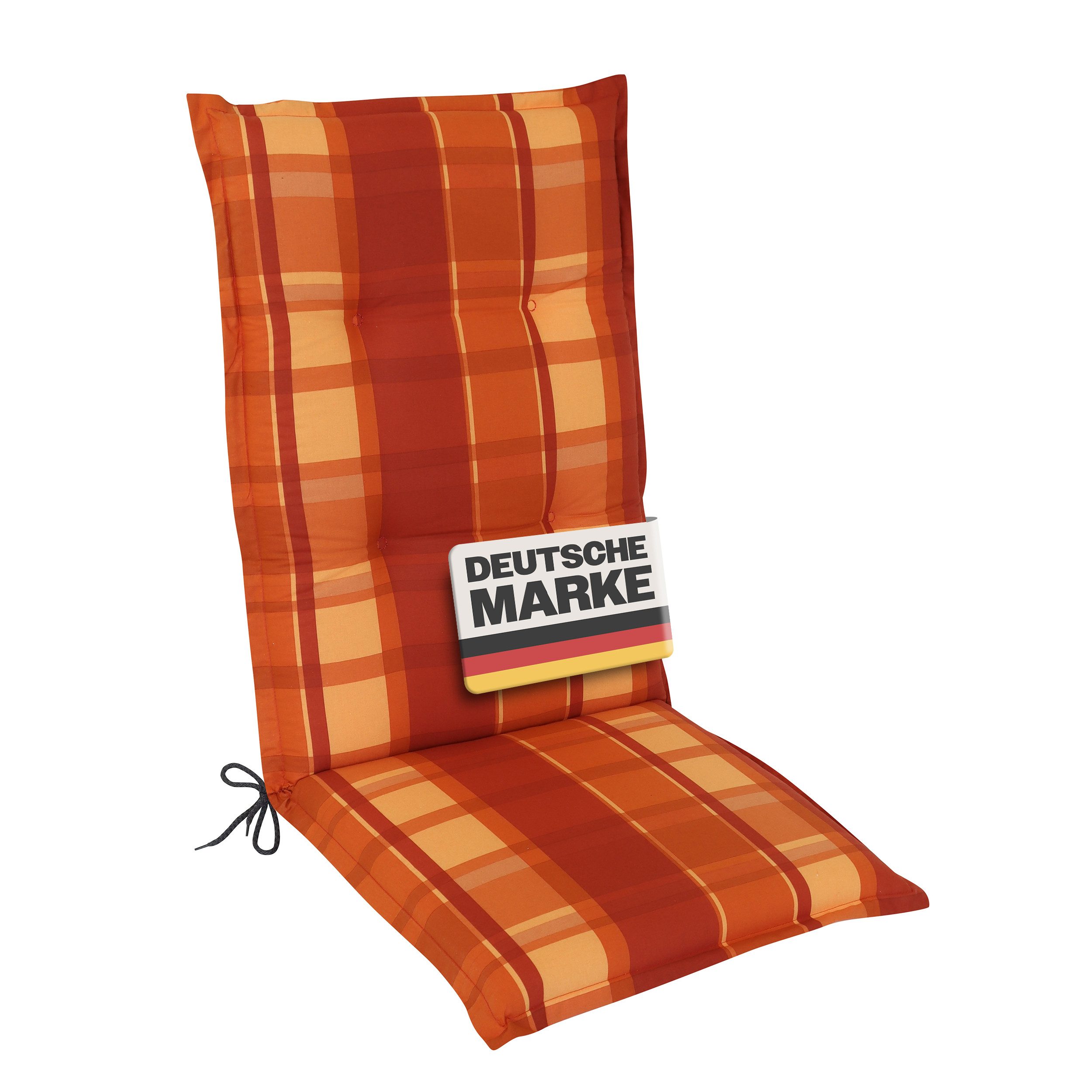 Gardissimo Hochlehnerauflage 2406 kariert Gartenstuhl Auflagen günstig online kaufen