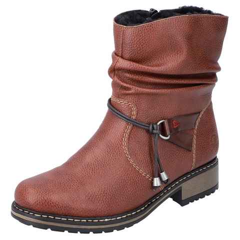 Rieker Winterstiefelette mit profilierter Laufsohle, slouchy Schaft