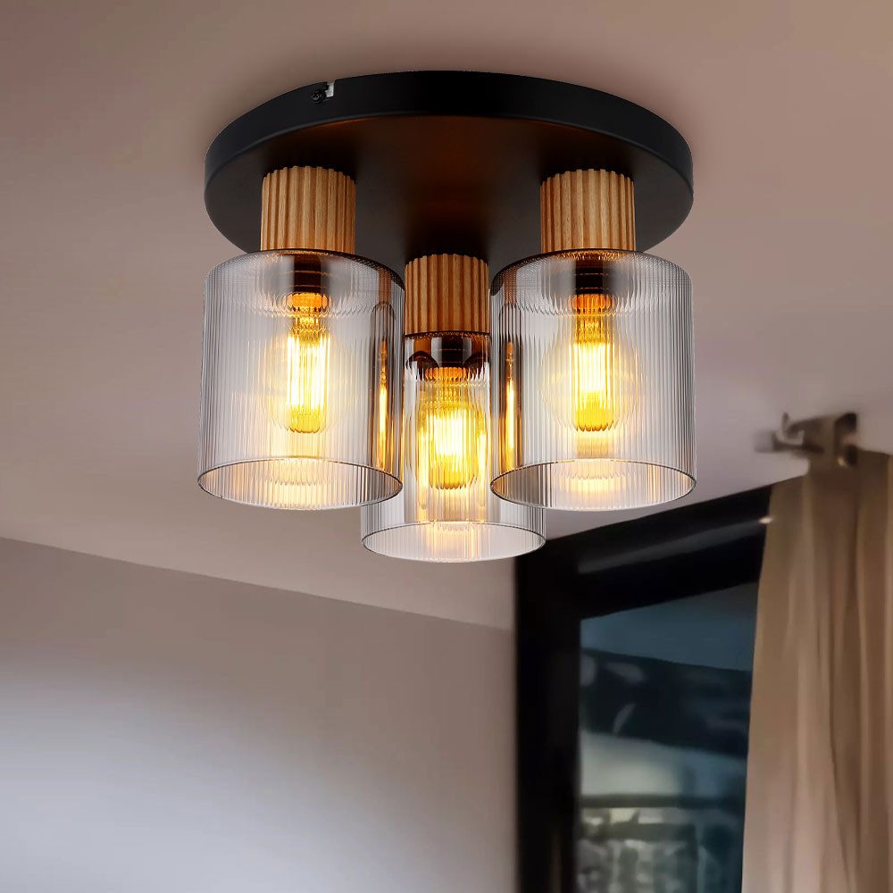 GLOBO LIGHTING Deckenleuchte, Leuchtmittel nicht inklusive, Deckenlampe Ess günstig online kaufen