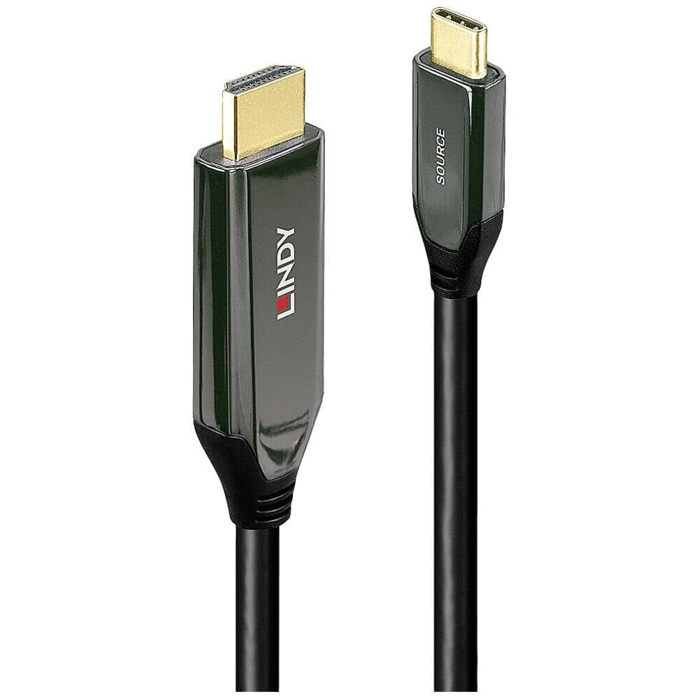 Lindy 3m USB Typ C an HDMI 8K60 Адаптериkabel 43369 HDMI-Kabel, 8K UHD