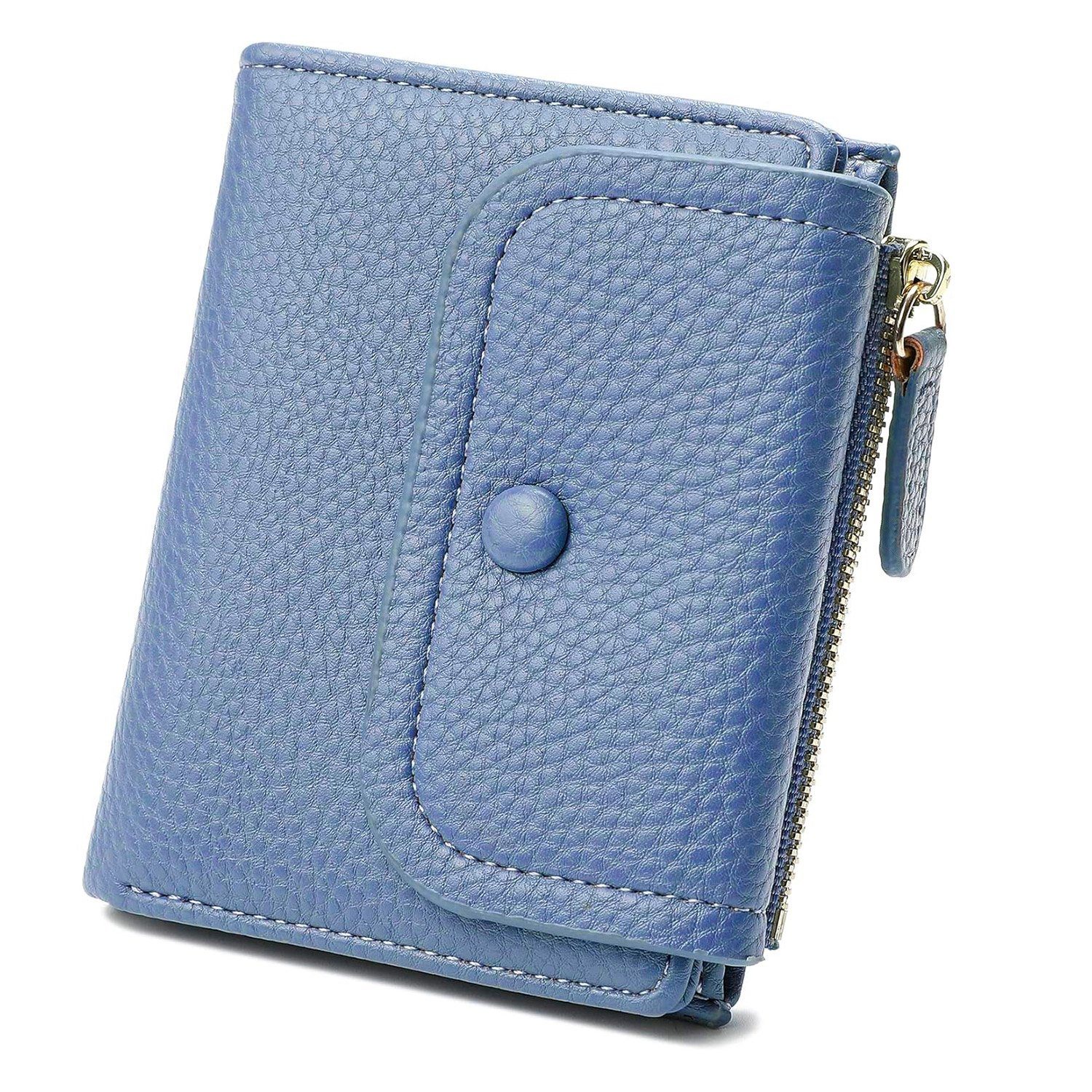 MAGICSHE Geldbörse Damen Handtasche Kartentasche Blau