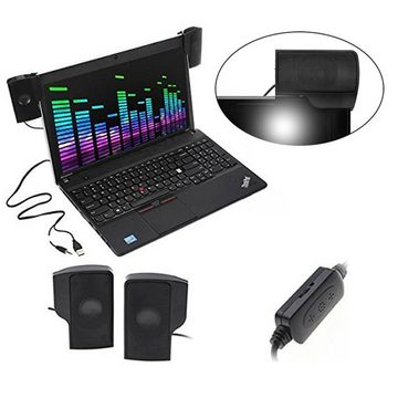 Bolwins P01C 6W mini tragbarer Lautsprecher über 3.5mm USB Laptop PC Notebook PC-Lautsprecher