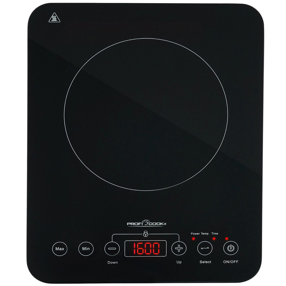 ProfiCook Einzel-Induktionskochplatte PC-EKI 1062, Induktionskochplatte, 10 Stufen, 60°-240°C