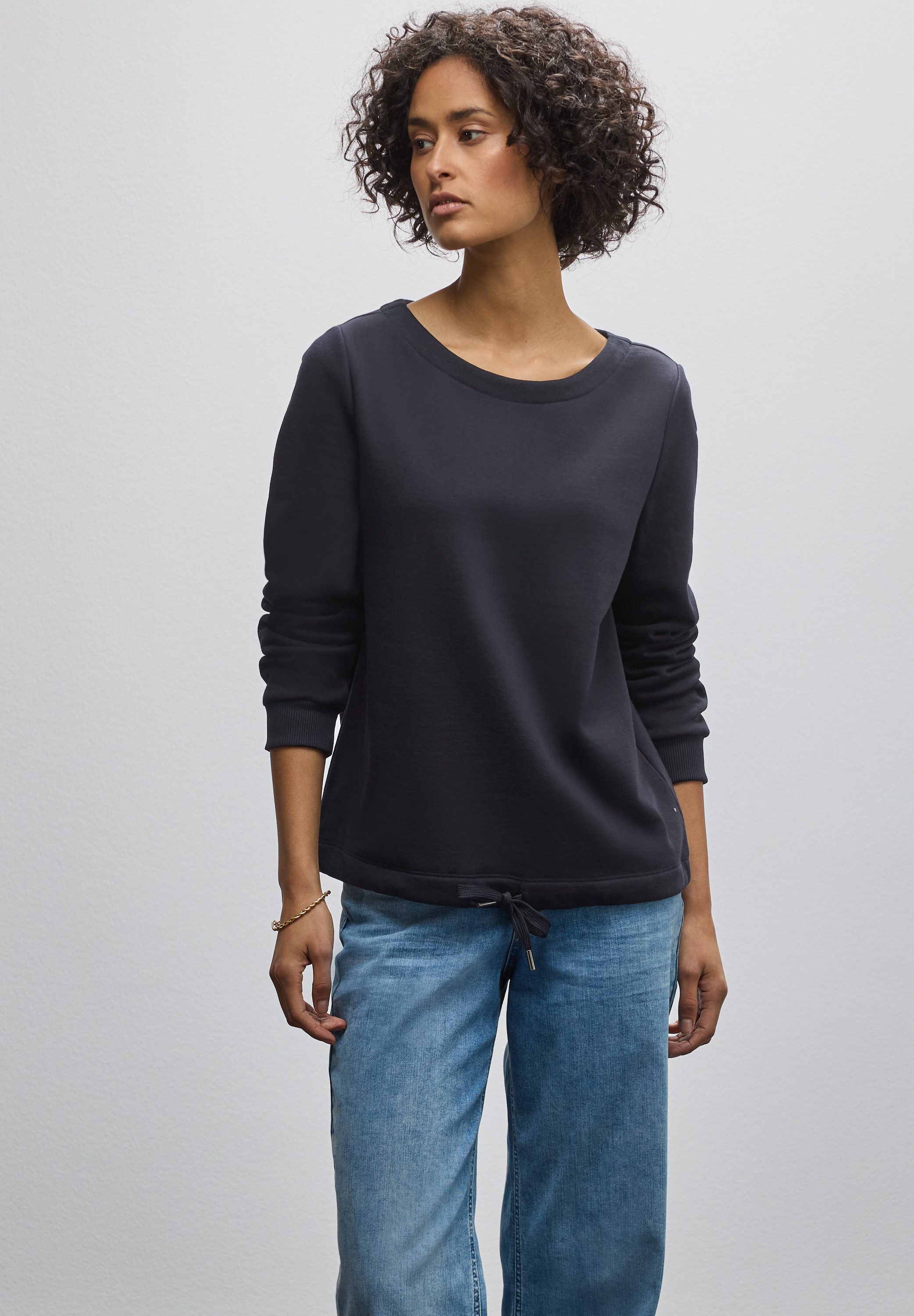 STREET ONE Sweatshirt im soften Baumwoll-Mix günstig online kaufen