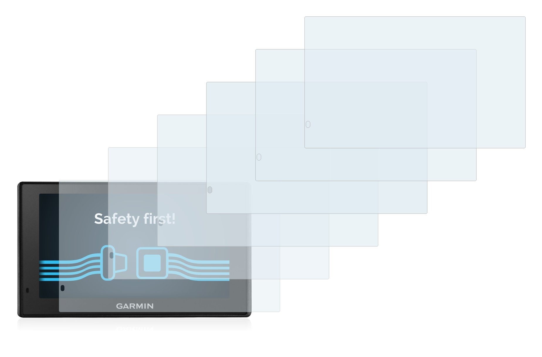 6x Displayschutzfolie Garmin DriveAssist 50 LMT-D Schutzfolie Folie Displayfolie 