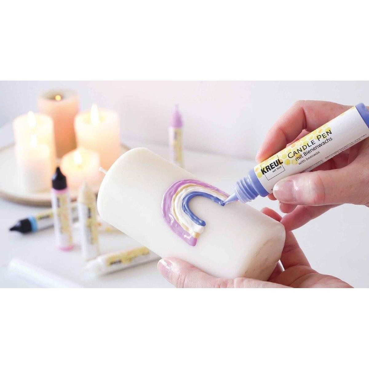 C. KREUL Malstift KREUL Kerzenstifte Candle Pens Hello Baby 6 Stück