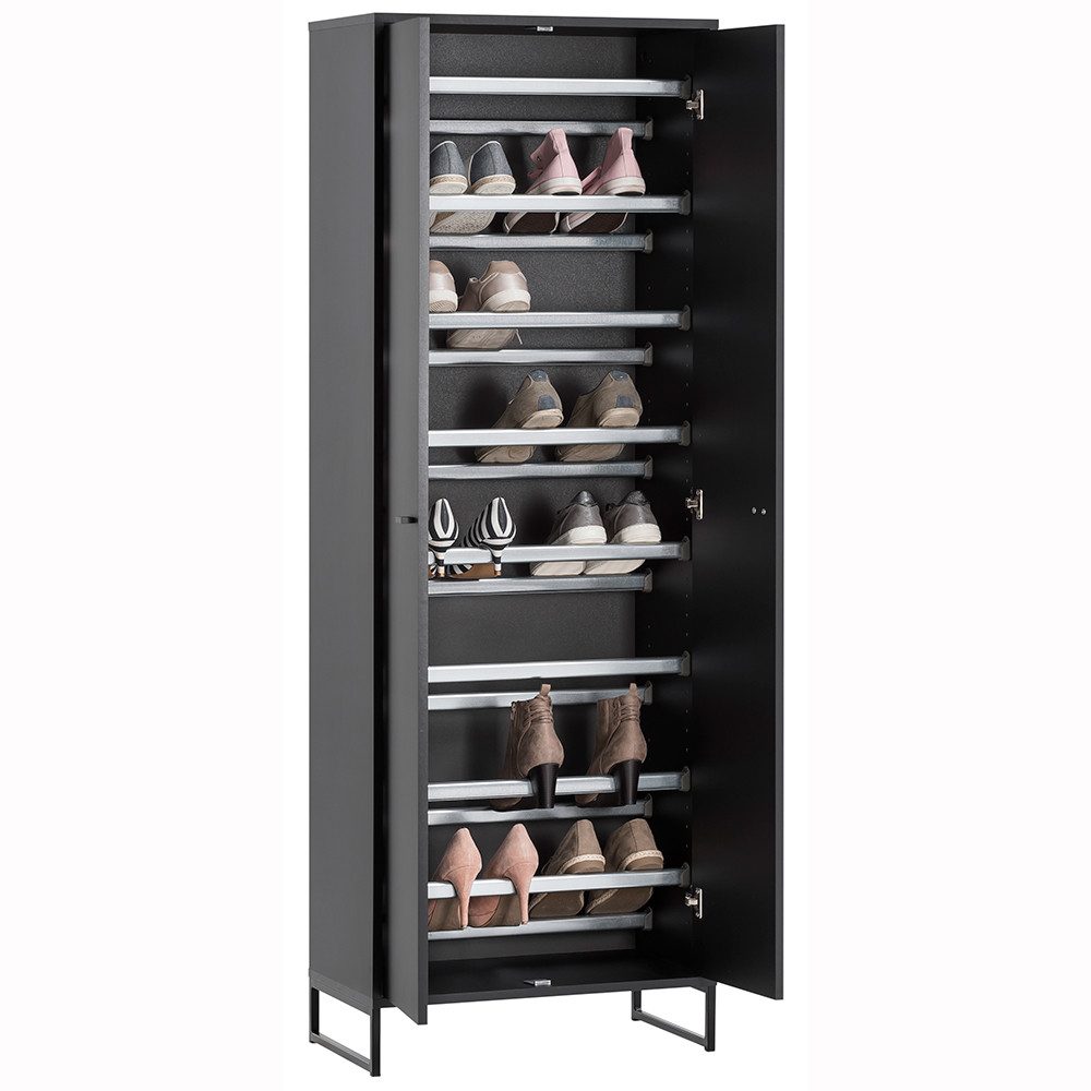 Lomadox Schuhschrank JULBACH-80 für den Eingangsbereich in Schwarzmatt, B/H günstig online kaufen