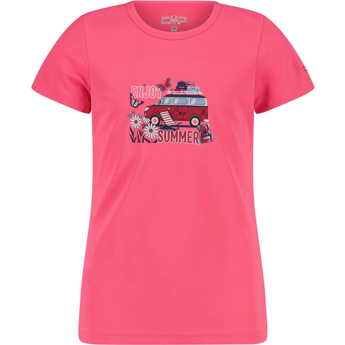 CMP Funktionsshirt KID G T-shirt Perfektes Outdoor-T-Shirt für Mädchen mit schnelltrocknendem und
