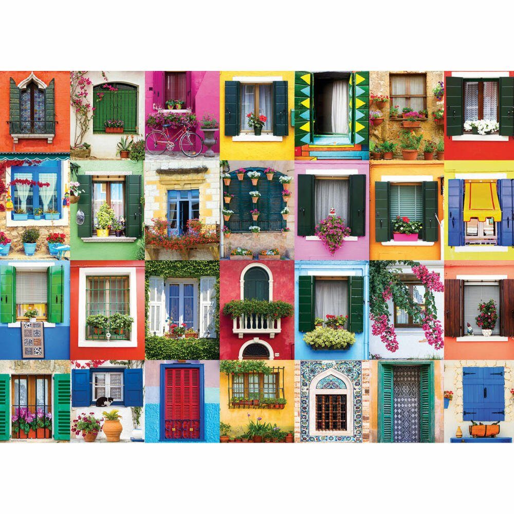 Mittelmeerfenster, EUROGRAPHICS Puzzle 1000 Puzzleteile