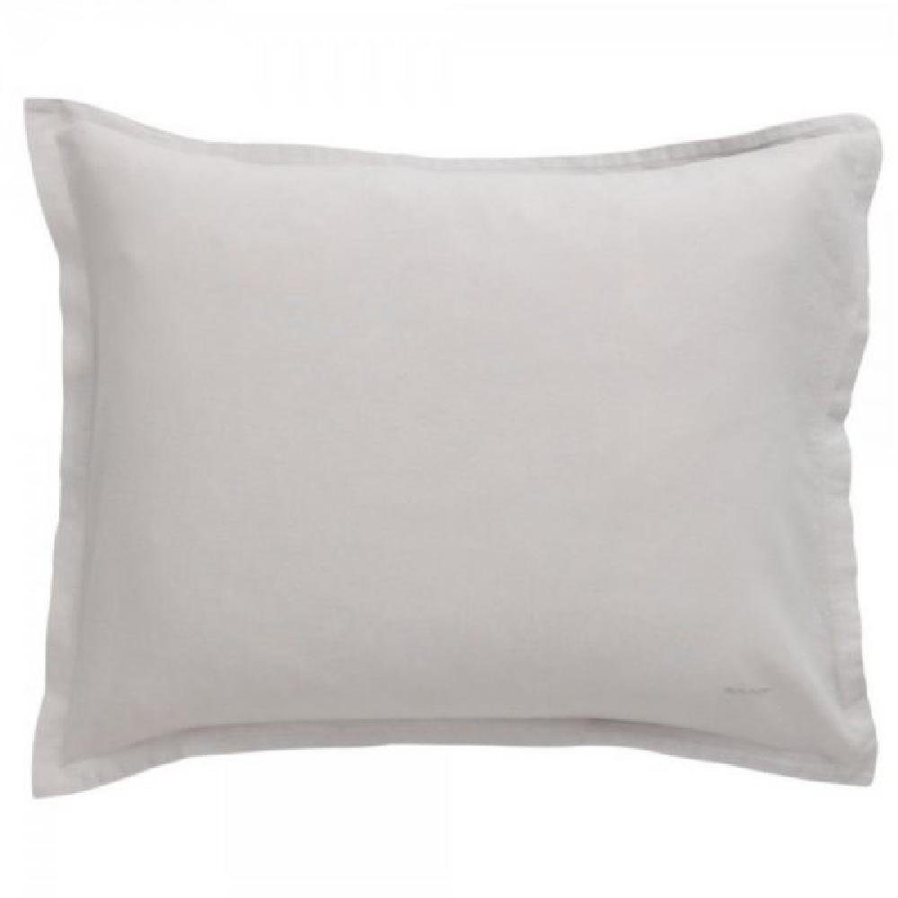 Kissenhülle Gant Home Kopfkissenbezug Cotton Linen Light Grey (40x80cm), Gant