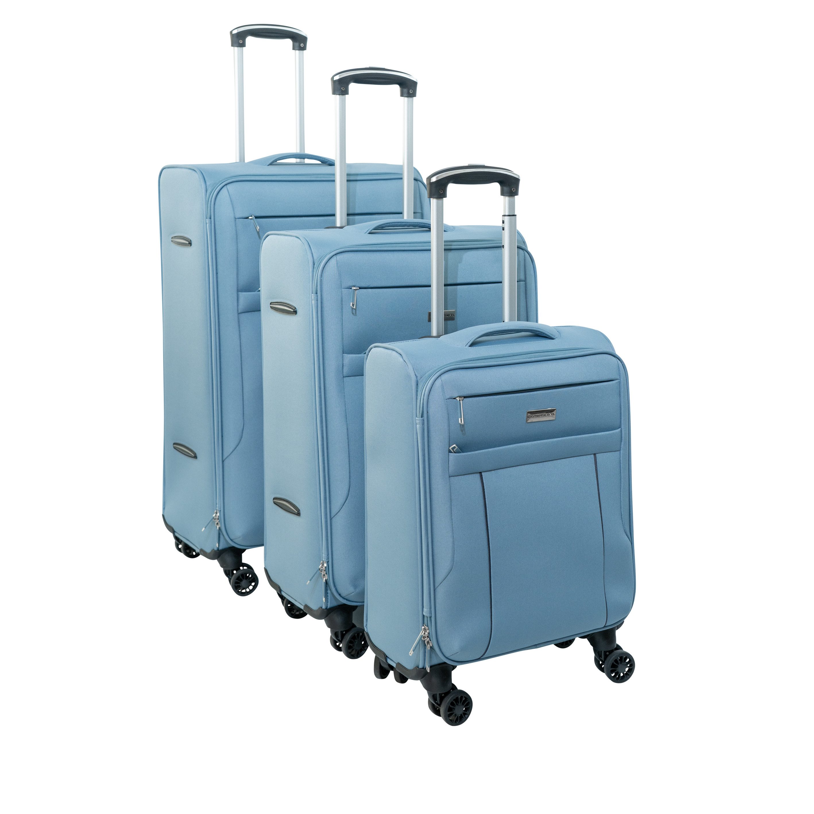 Crosstravel Kofferset Seattle, 4 Rollen, (3 günstig online kaufen