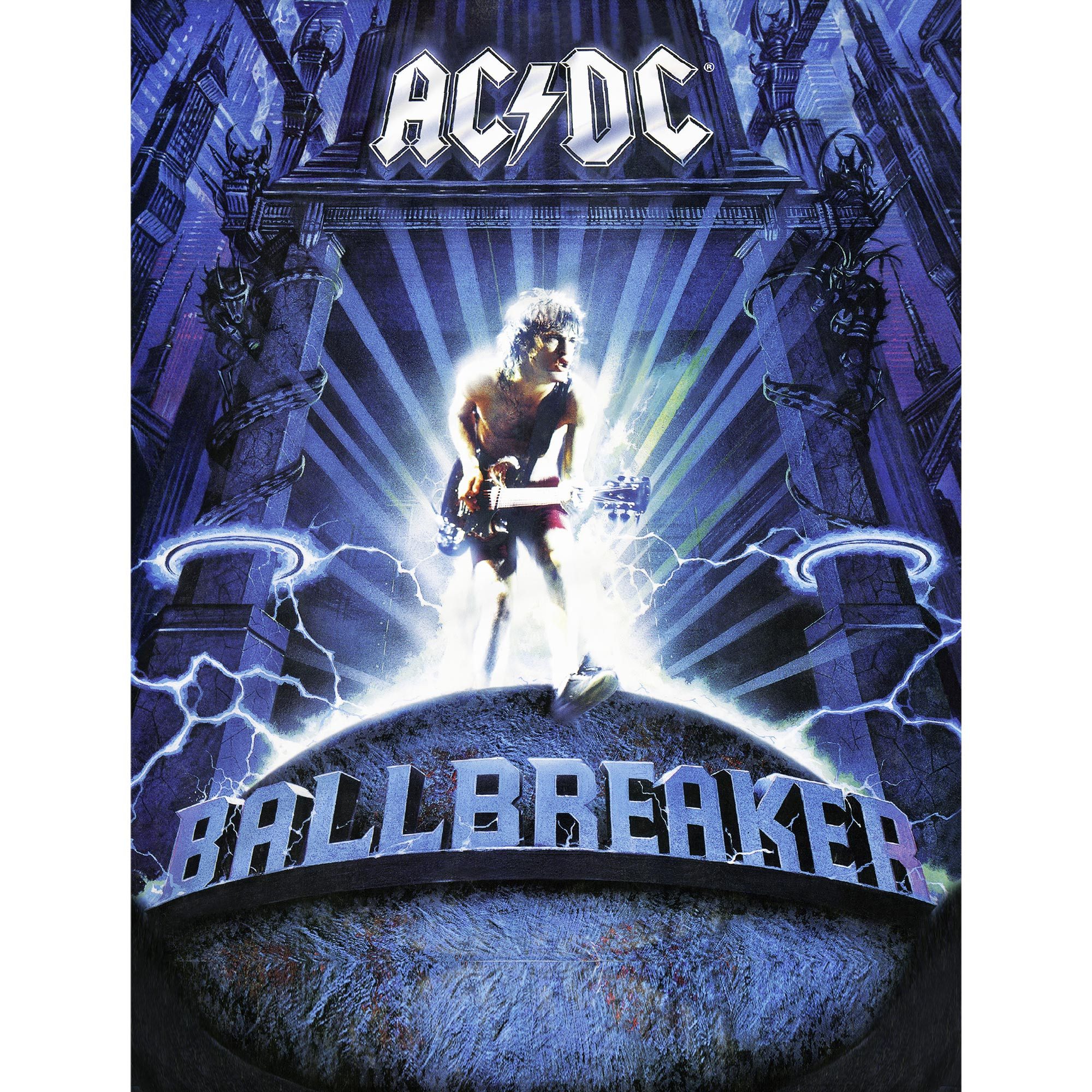 Wohndecke AC/DC Ballbreaker 150x200 cm weich und kuschelig Coral Fleecedeck günstig online kaufen
