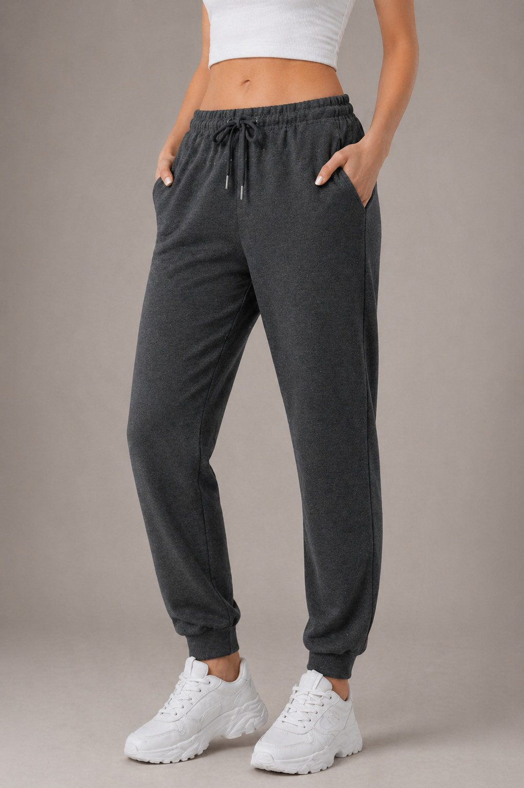 R-CAMP Jogginghose Jogginghose Damen Slim Fit Freizeithose Frauen (Packung, 1-tlg., Jogginghose für Damen) Baumwolle Sweathose