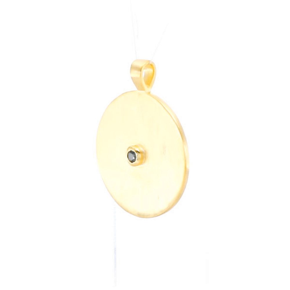 Cavill Kettenanhänger Cavill Anhänger vergoldet mit 0,09 ct blauem Diamant, günstig online kaufen