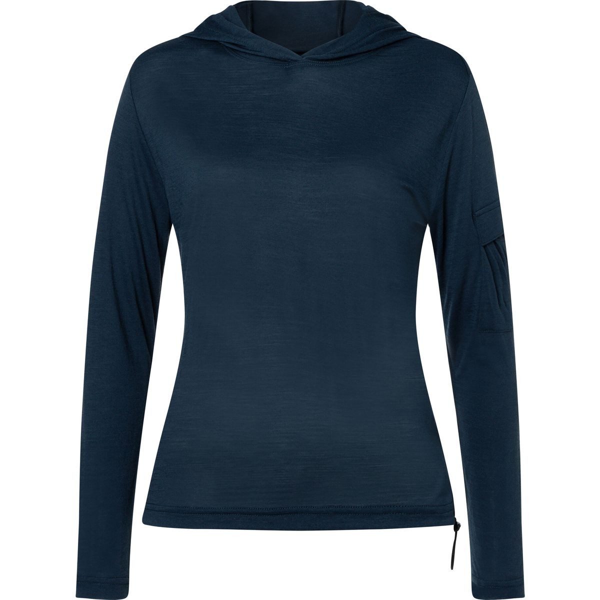 SUPER.NATURAL Sweatshirt W Relax Light Pocket Hoodie Leichter, schnelltrocknender Damen-Hoodie mit Merinowolle, ideal für