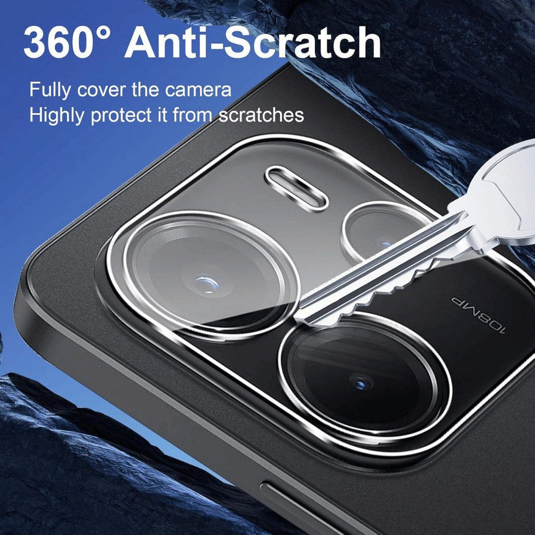 SmartUP Kameraschutzglas für Xiaomi Redmi Note 14 5G Panzerfolie Glas Kamera Schutz Full 9H für Für Xiaomi Redmi Note 14 5G, kompletter Kameraschutz – Bild 3 von 5