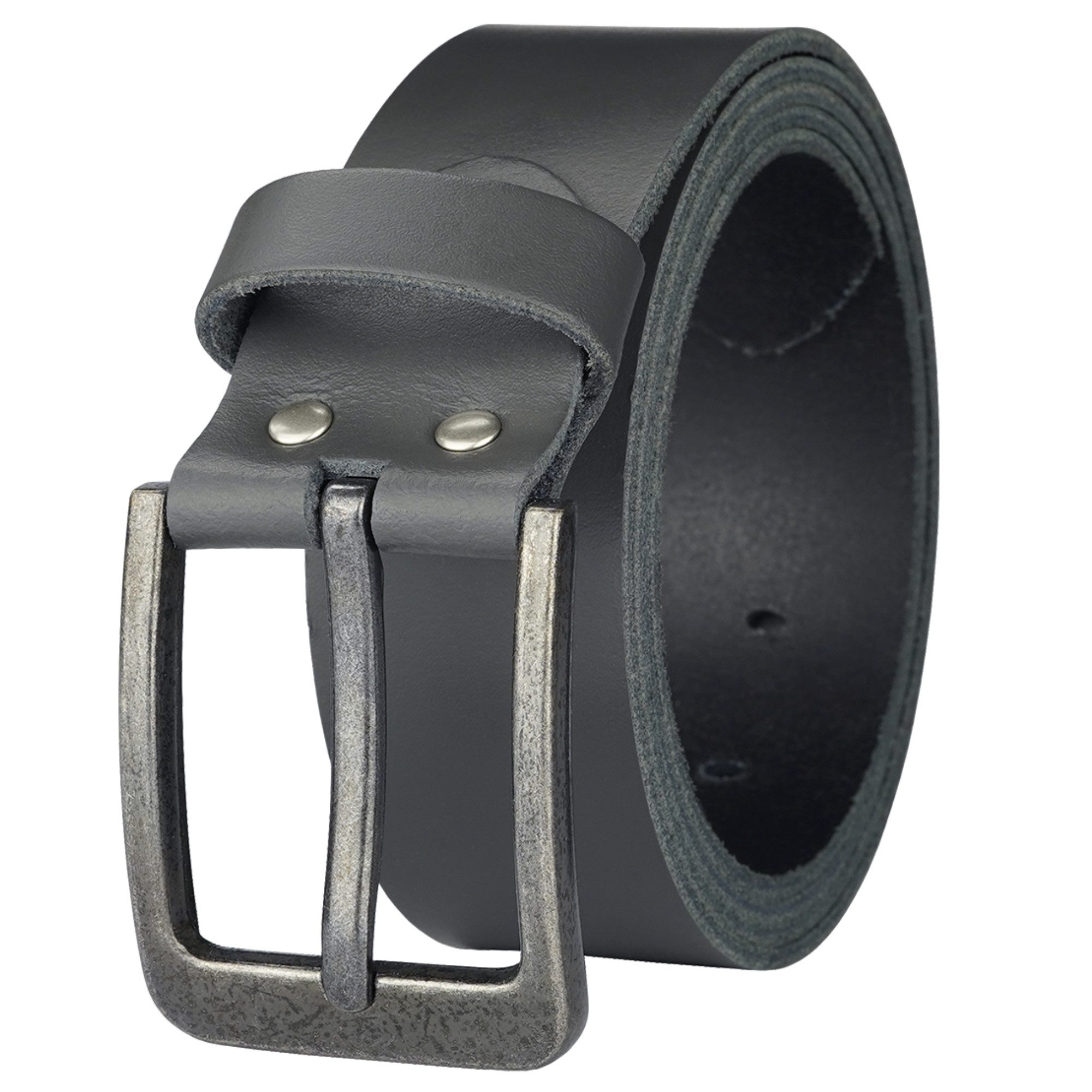 Manza Ledergürtel Gürtel Ledergürtel 4cm breit Echt Leder Jeansgürtel Unisex Kürzbar