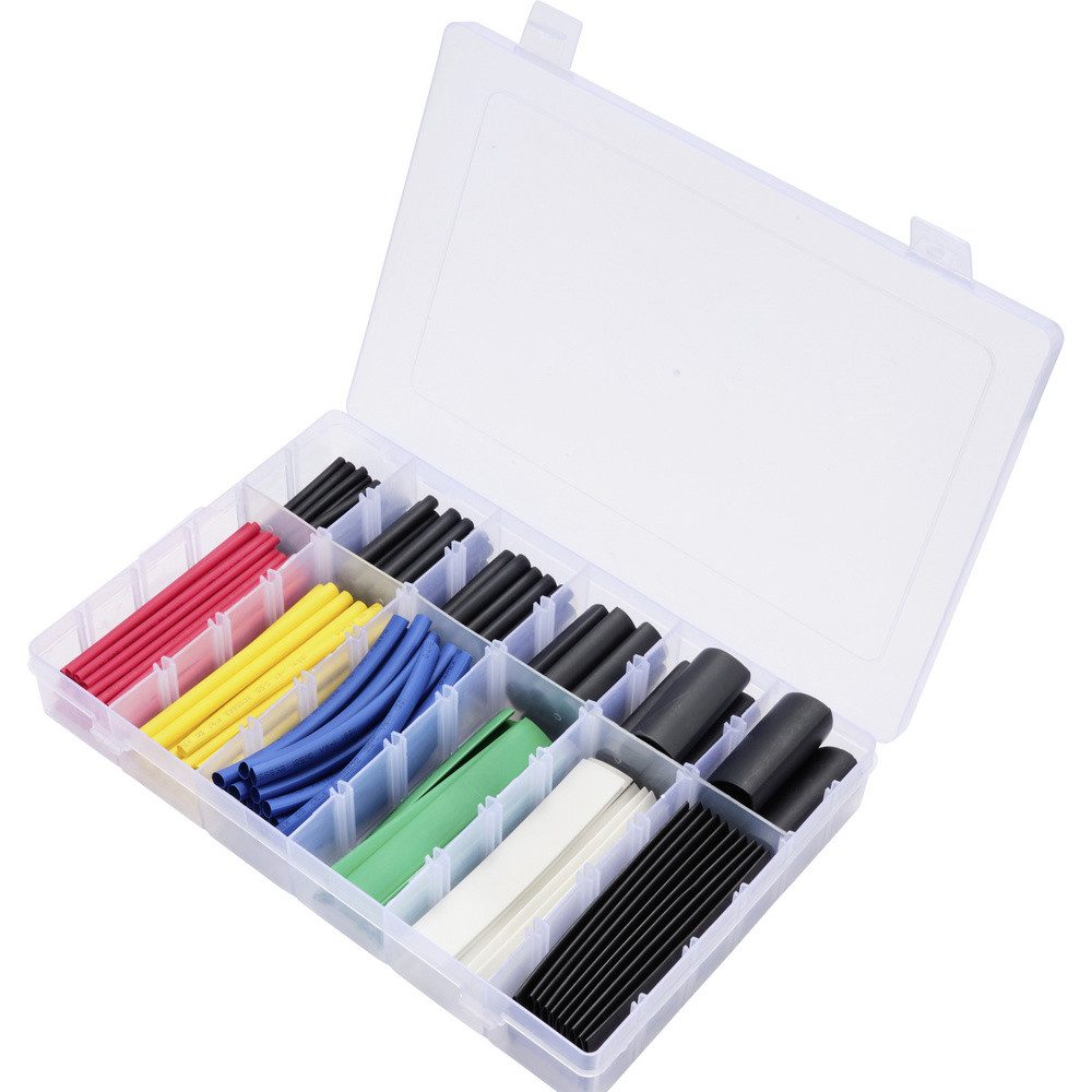 Schrumpfschlauch TRU COMPONENTS TC-13388820 Schrumpfschlauchsortiment Rot, Gelb, Blau