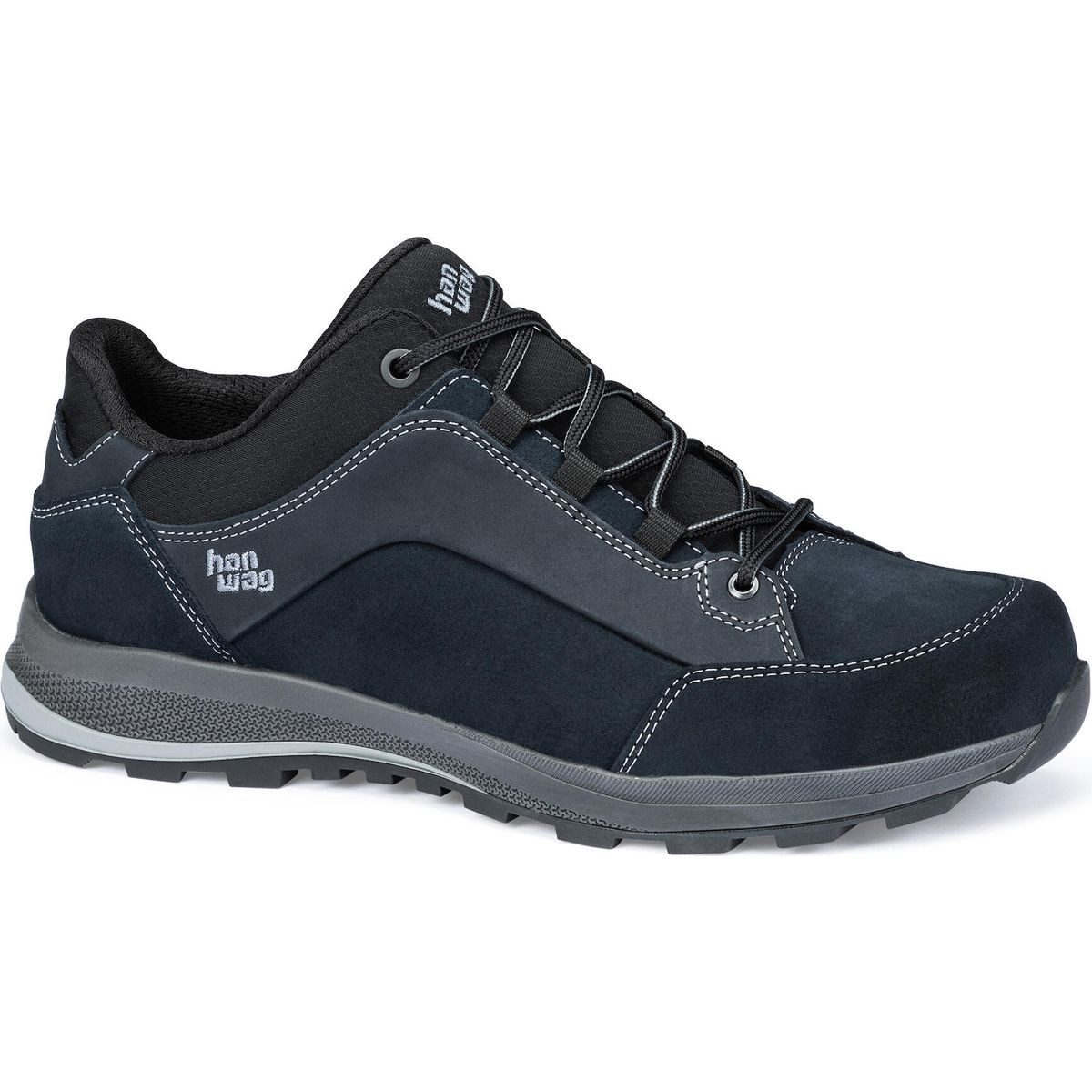 Hanwag Banks Low Bunion LL Hikingschuh Komfortabler Wanderschuh aus Leder mit speziellem Leisten für Hallux