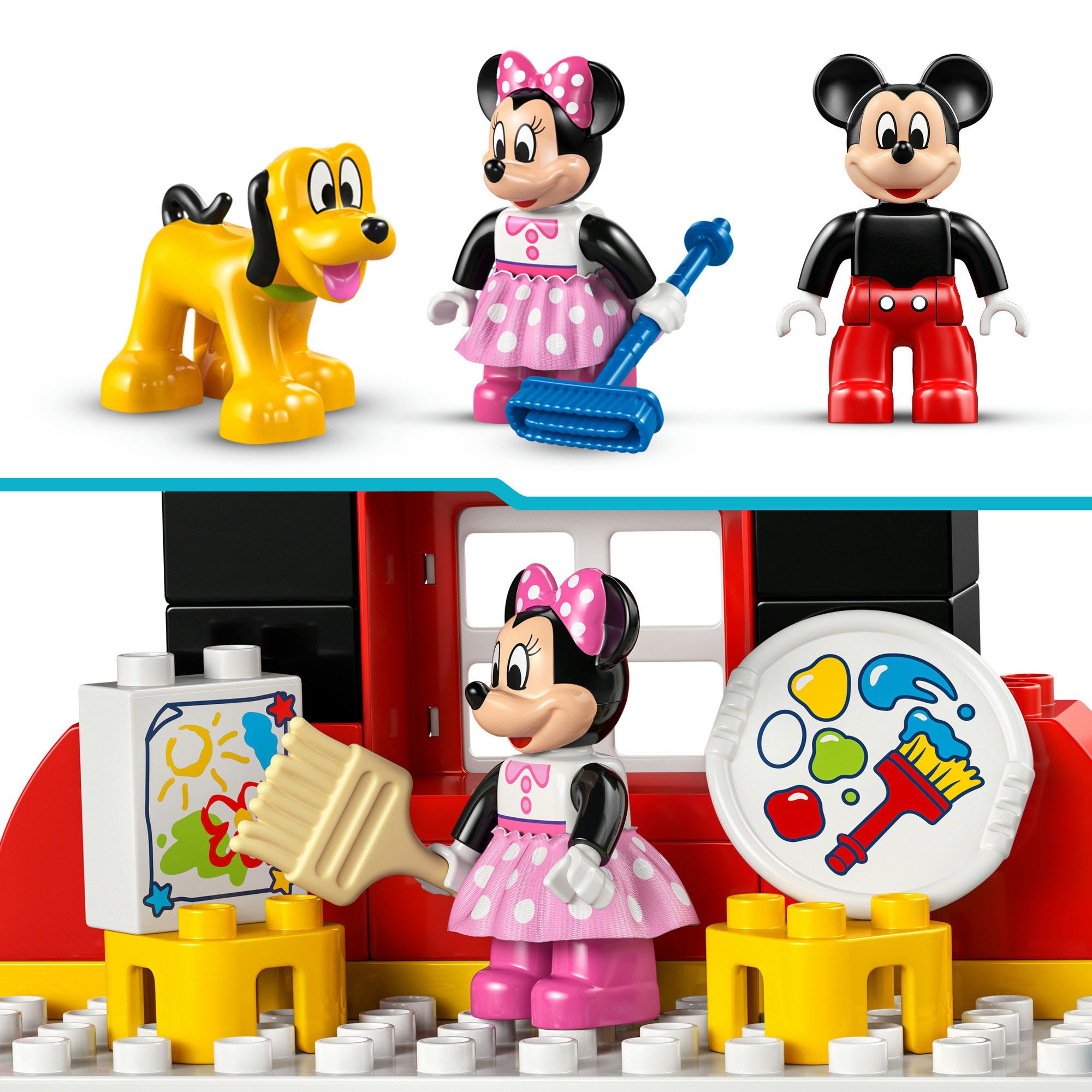 LEGO® Micky Maus Wunderhaus mit Minnie und Pluto (10465), LEGO DUPLO Disney Konstruktionsspielsteine, (87 St) – Bild 5 von 5