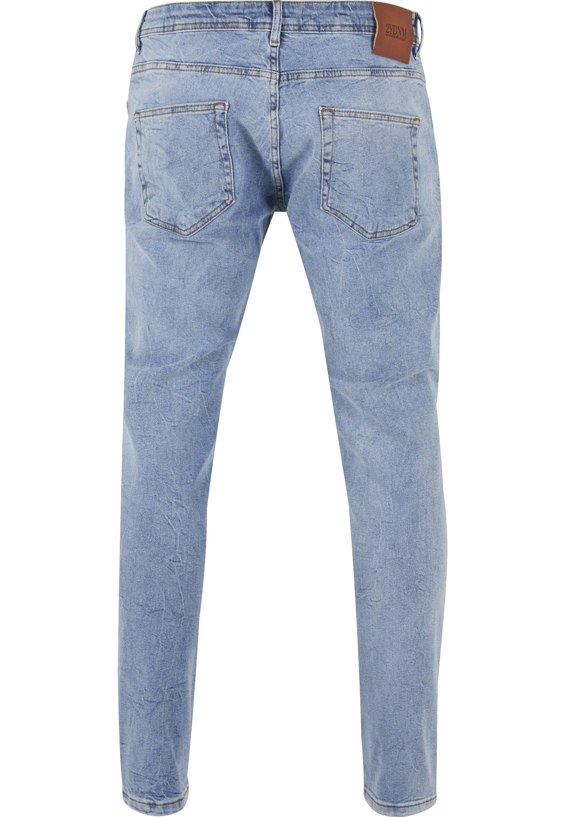 2Y Premium Bequeme Jeans 2Y Premium Herren 2Y Destroyed Slim Fit Denim (1-tlg)