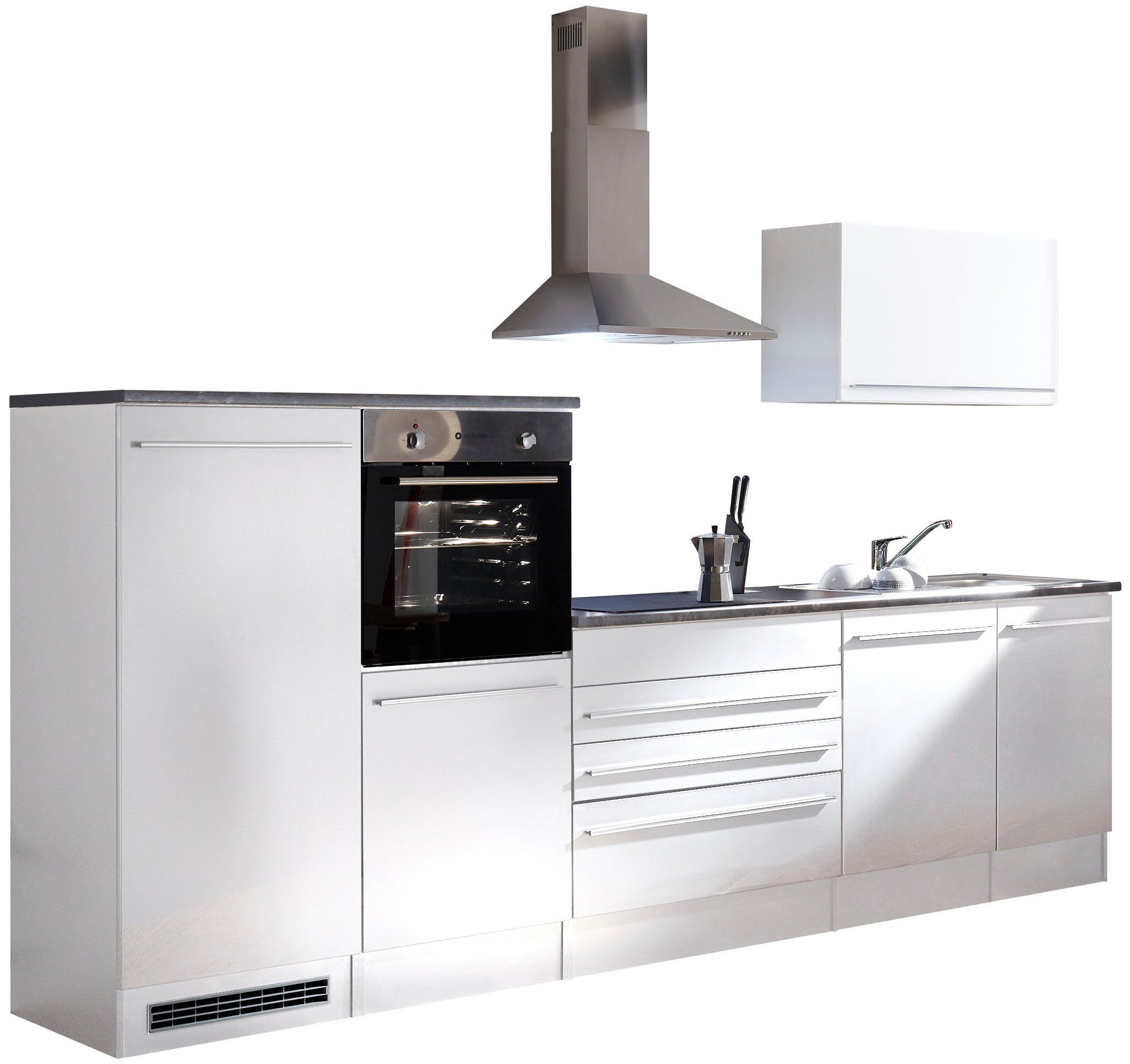 BASIC by Balculina Küchenzeile "Jazz", Breite 320 cm, wahlweise mit E-Gerät günstig online kaufen