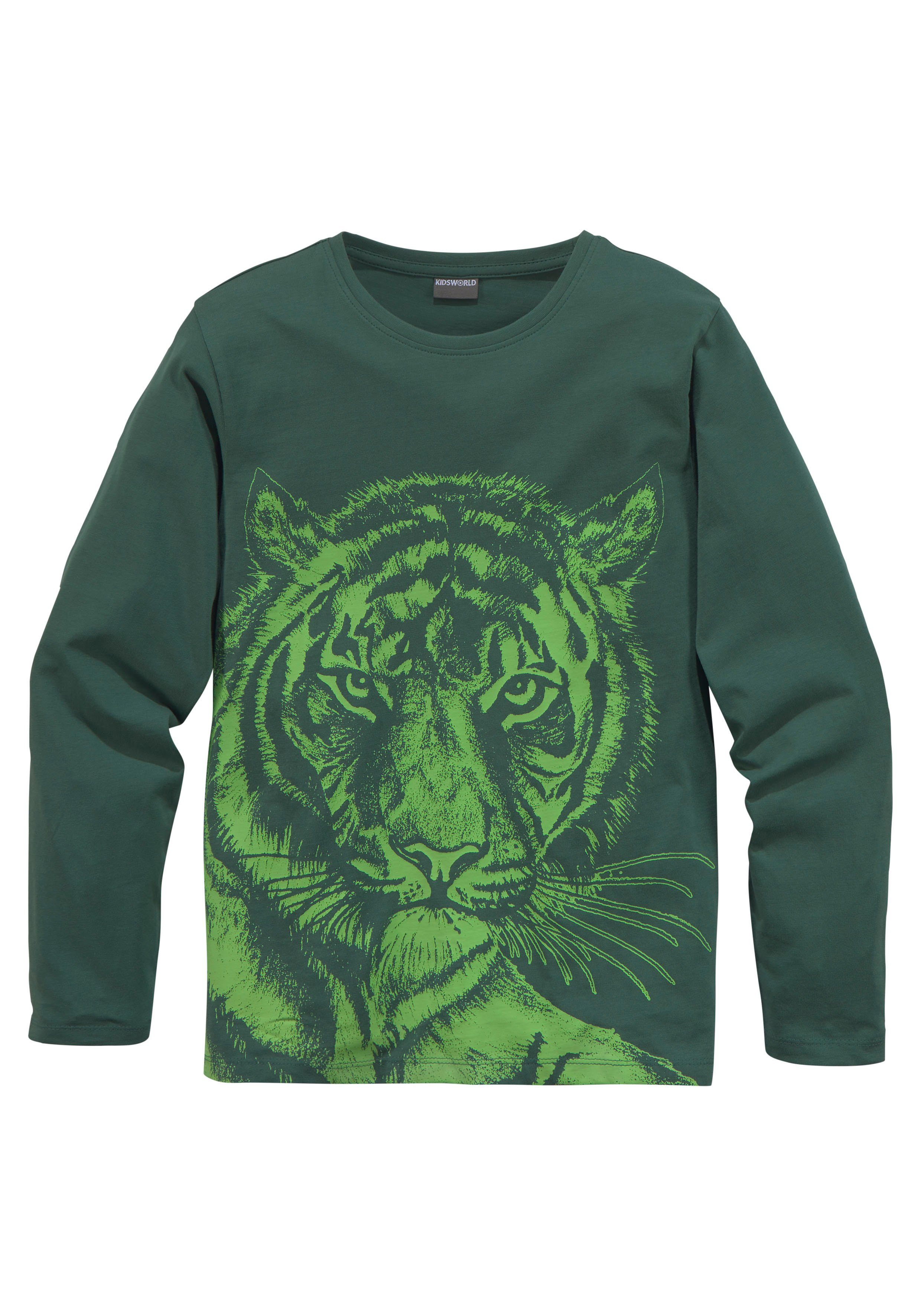 KIDSWORLD Langarmshirt NEON TIGER