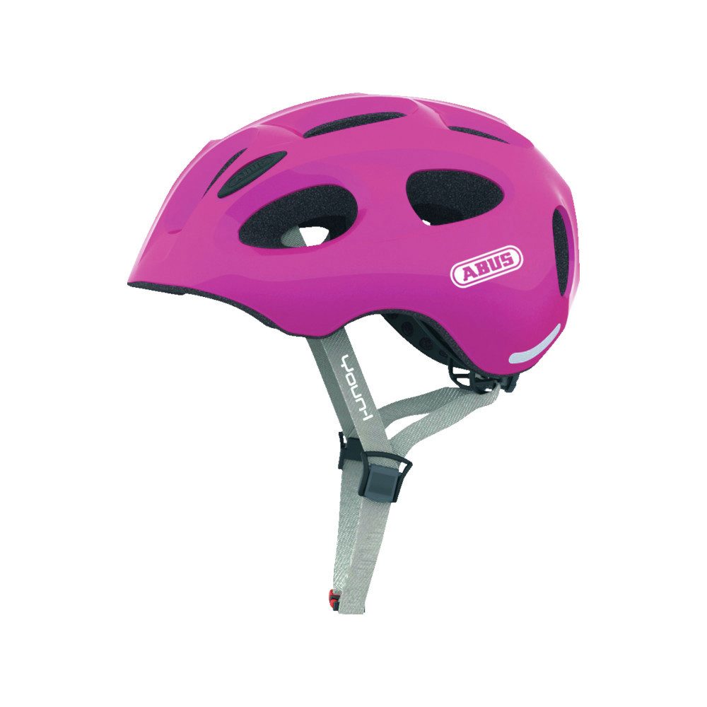 Fahrradhelm Fahrradhelm ABUS Youn-I Kinderhelm Jugendhelm sparkling pink M 52-57cm