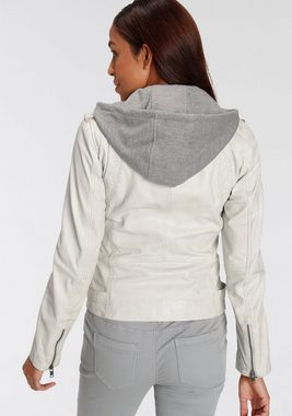 Maze Lederjacke OT Gomera mit Schulterklappen und Druckknöpfen