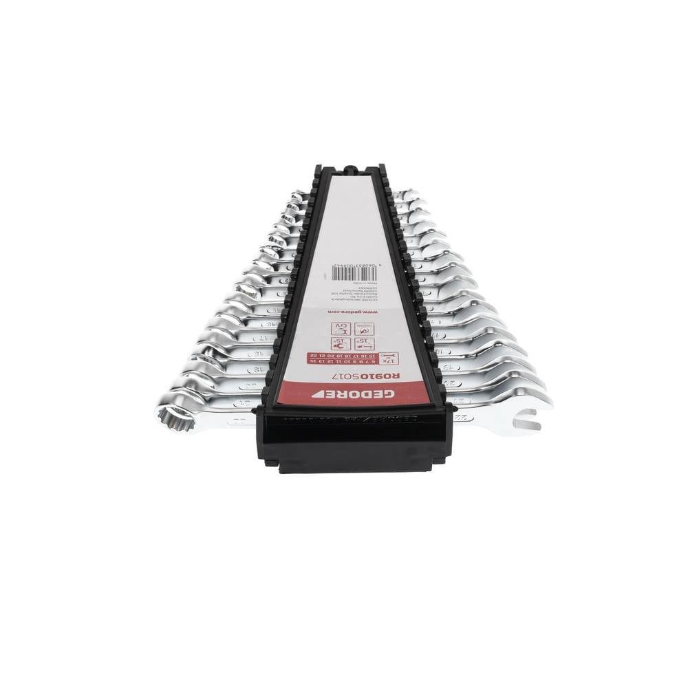 Gedore Red Ringschlüssel Ringmaulschlüssel-Satz SW 6 - 22 mm, 17-teilig 3300994