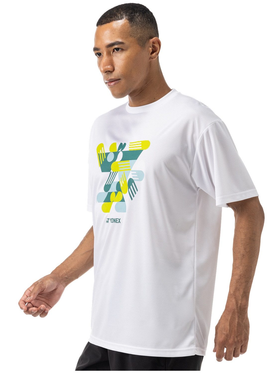 Yonex T-Shirt Graphic Practice YM0043 (100% Polyester) 2025 weiss Herren